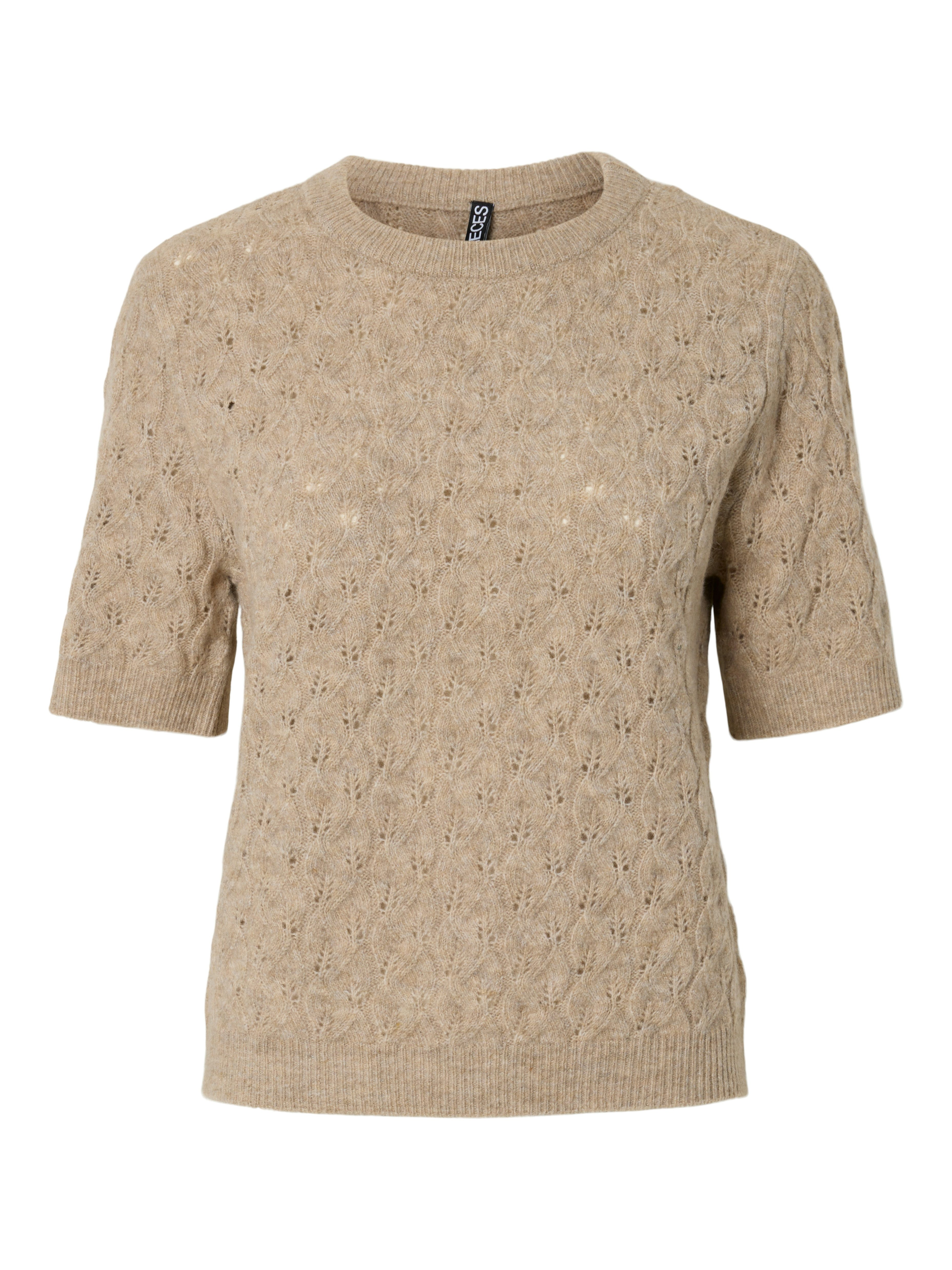 Strickpullover PCLELOU SS O-NECK KNIT NOOS BC