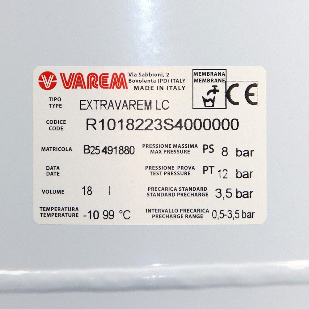 Varem Heizkörper Multifunktions Ausdehnungsgefäß 18L 3/4" günstig online kaufen