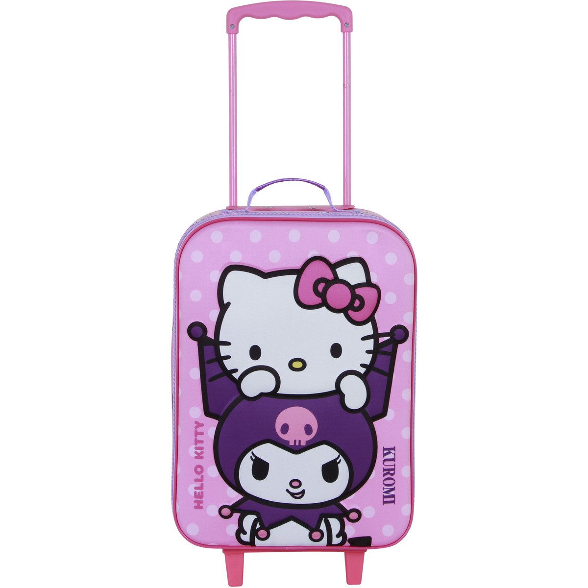 Hello Kitty Kinderkoffer Hello Kitty & Kuromi Mädchen, Koffer, Kinderkoffer, Reisekoffer, Trolley, Reisetasche