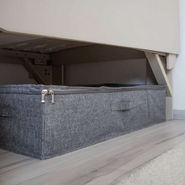 Intirilife Unterbettkommode, Platzsparende Aufbewahrung Organizer für unter dem Bett