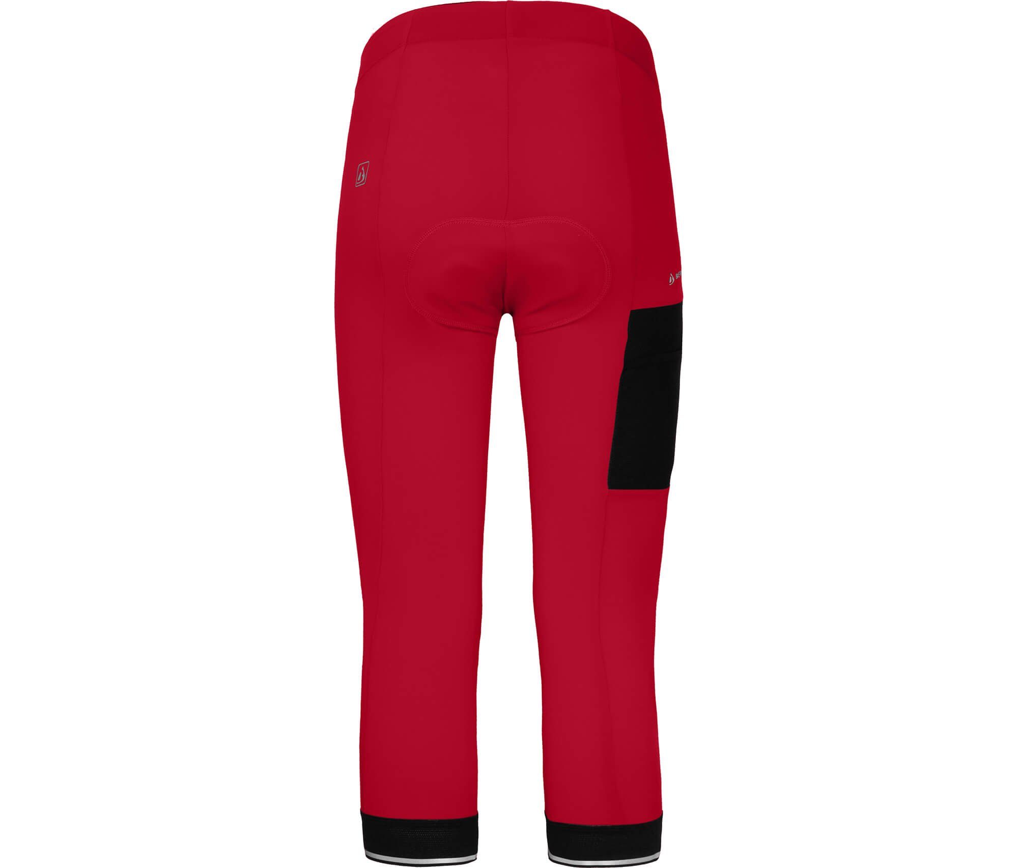 Fahrradhose Damen Sitzpolster) bielastisch, (mit SUNDRA Normalgrößen, COMFORT Capri 3/4 cherry Bergson tight, Radhose, barbados