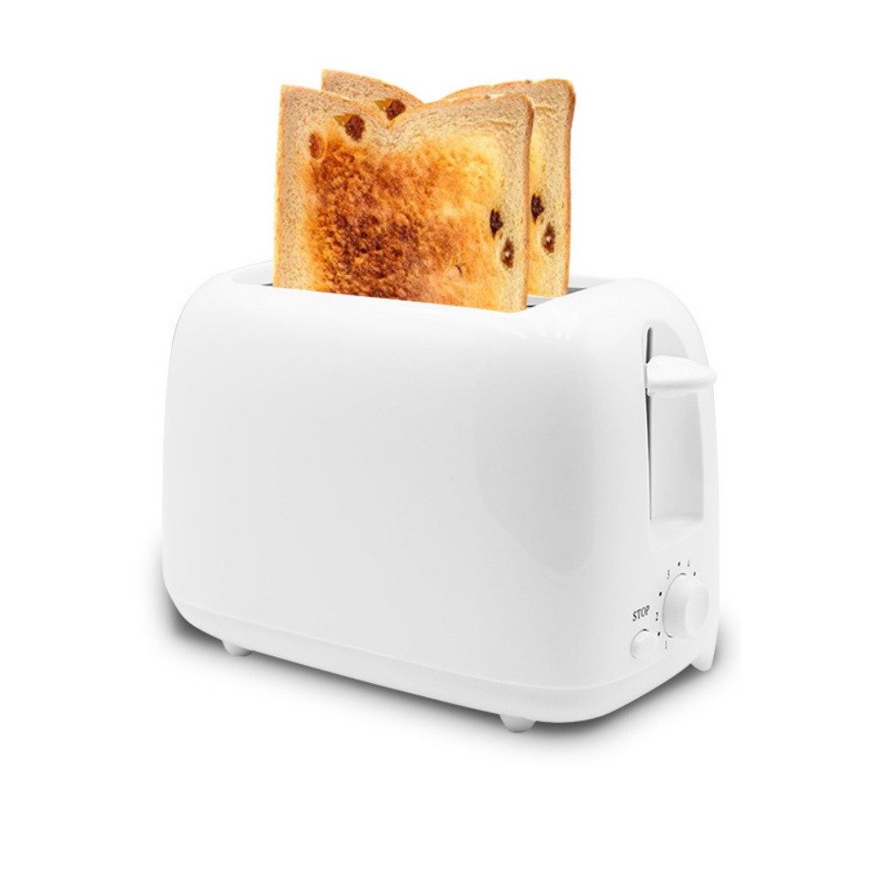 DESUO Toaster Toaster 2 Toastschlitze 6 Einstellbare Bräunungsstufe Krümelsammler