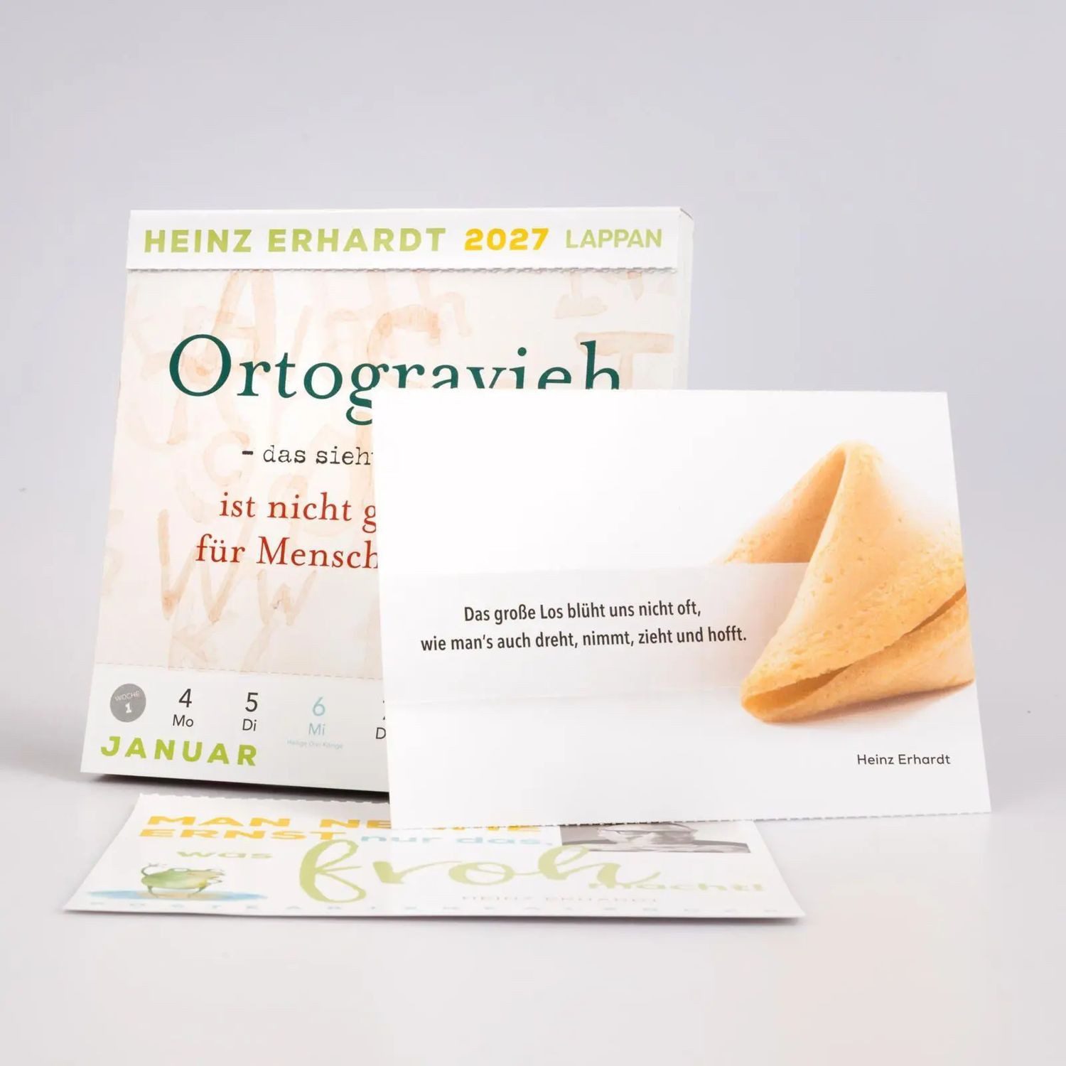 Lappan Verlag Tischkalender Heinz Erhardt: Postkartenkalender 2027