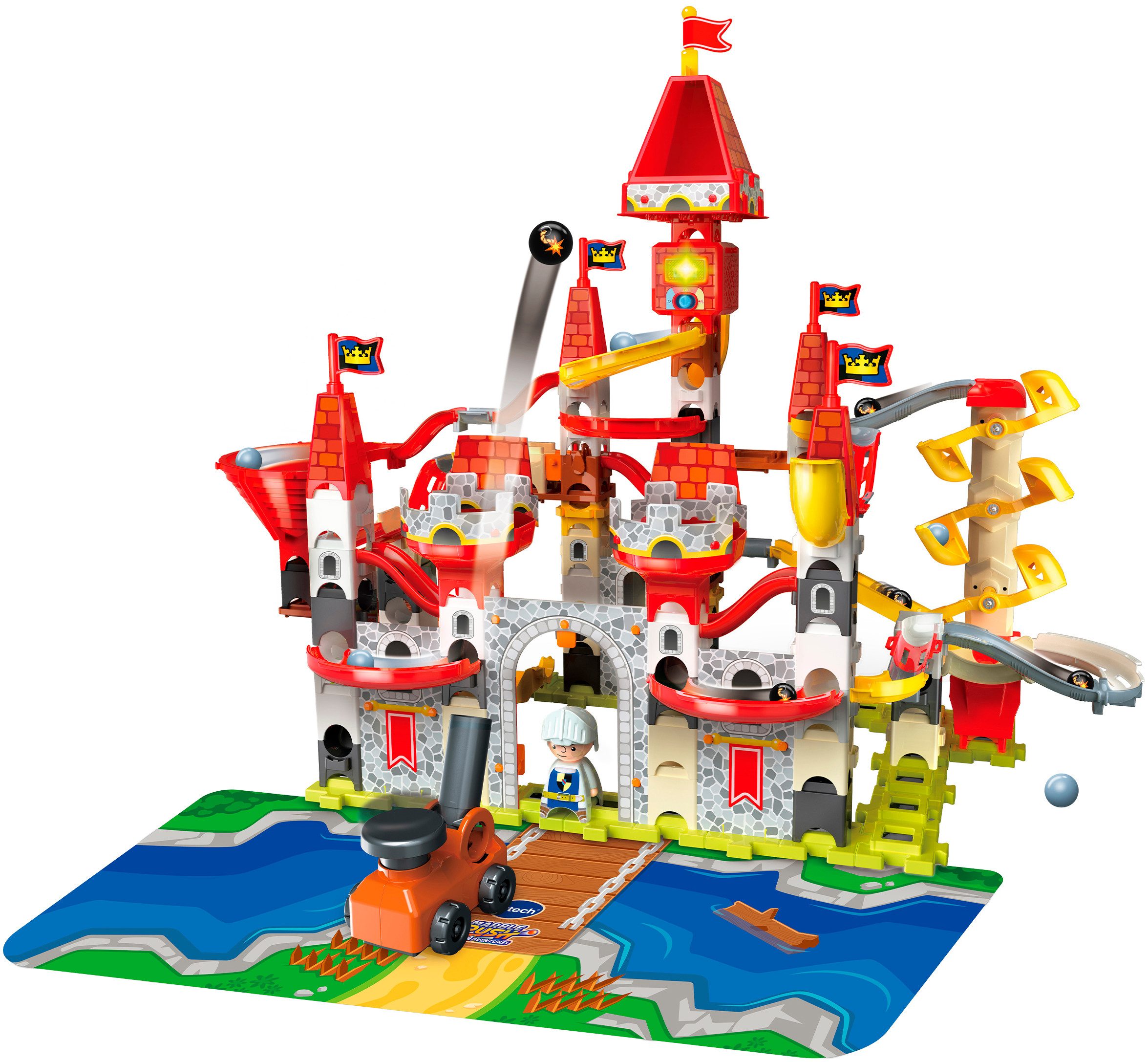 Vtech® Kugelbahn Marble Rush - Adventure Castle Set, mit Sound und Melodien