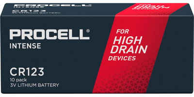 Duracell 10 Procell Intense CR123A / DL123A Lithium Batterien im 10er Karton Batterie