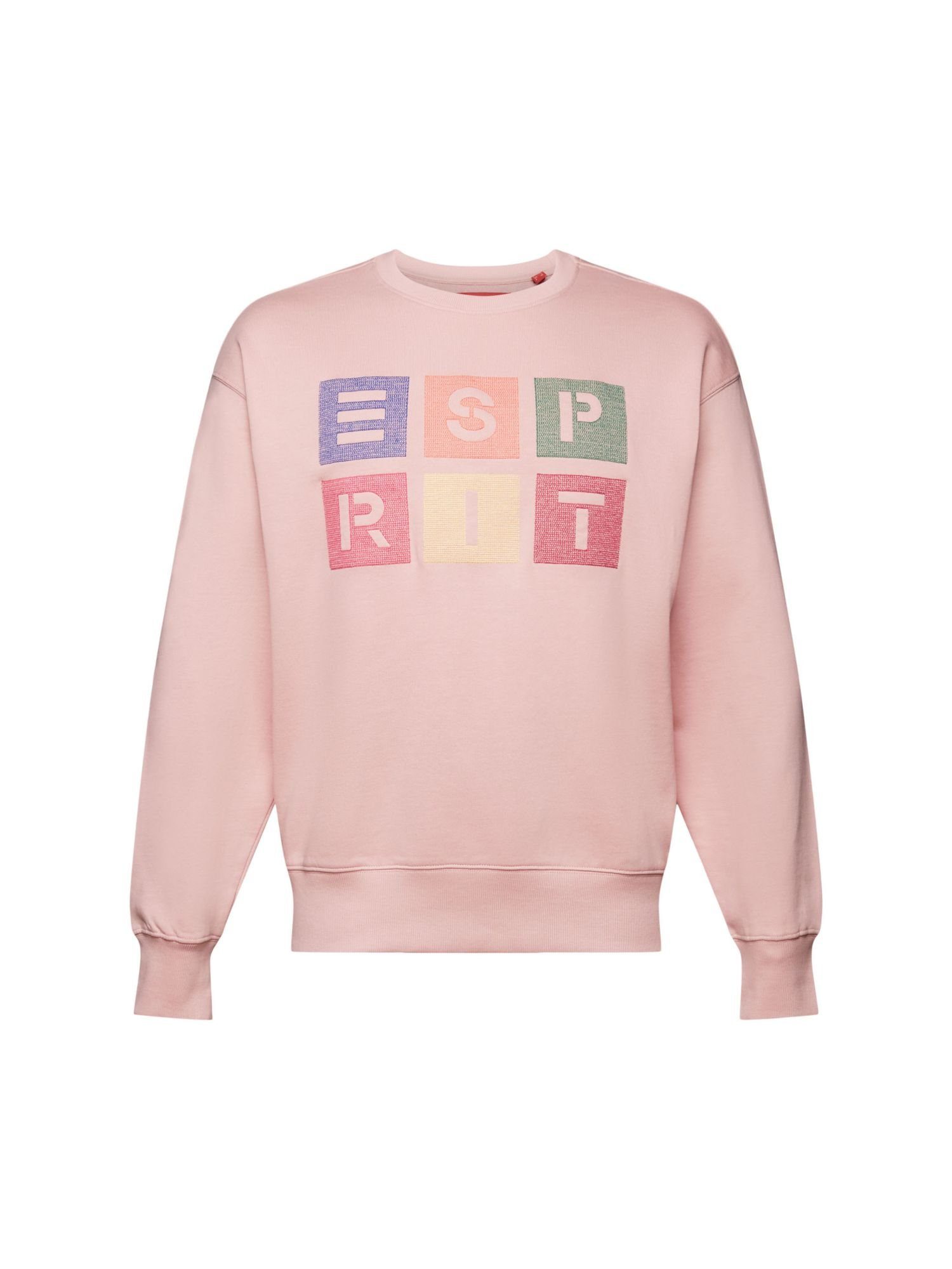 OLD PINK Sweatshirt aus Bio-Baumwolle Logo-Sweatshirt (1-tlg) Esprit