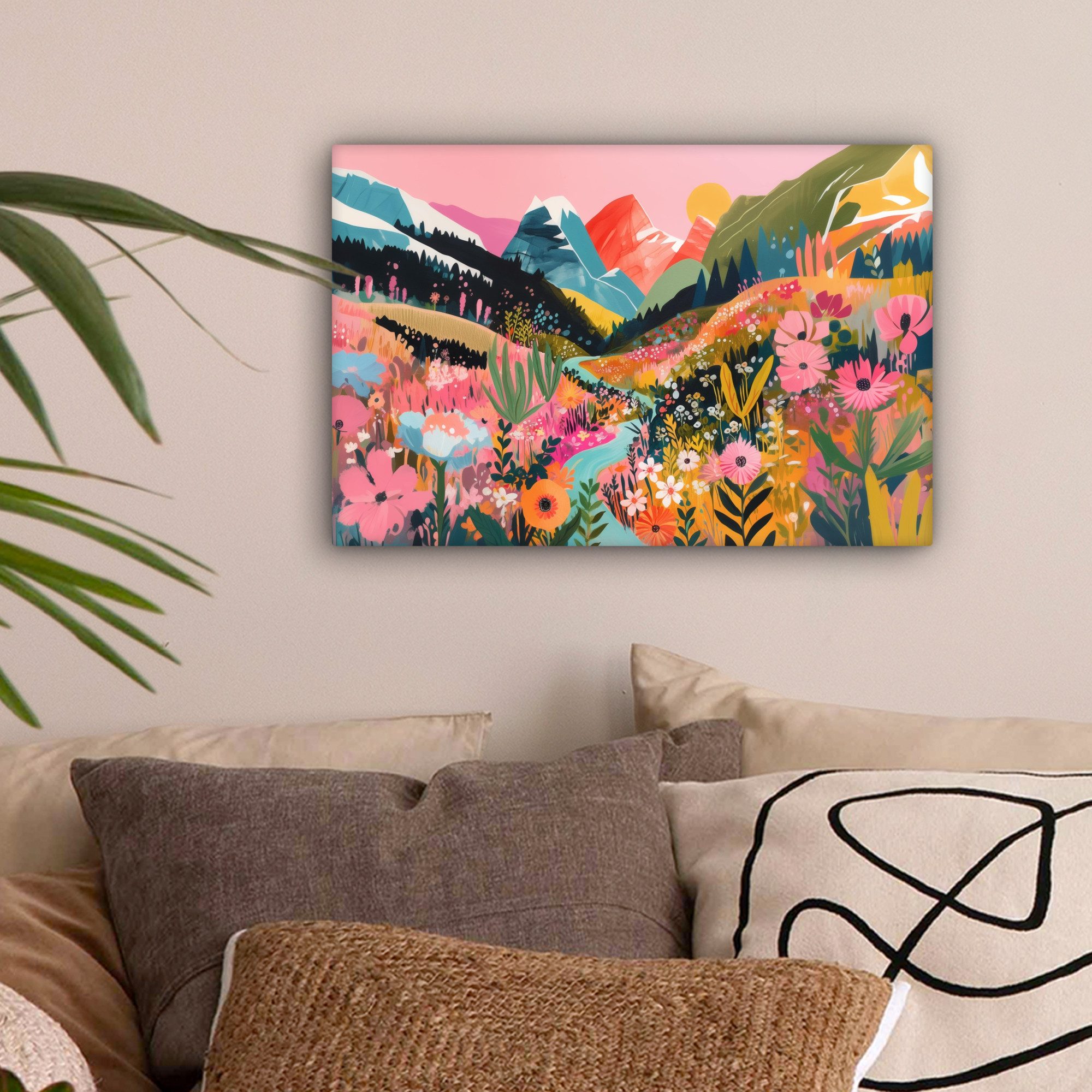 OneMillionCanvasses® Leinwandbild Fluss - Tiefe - günstig online kaufen