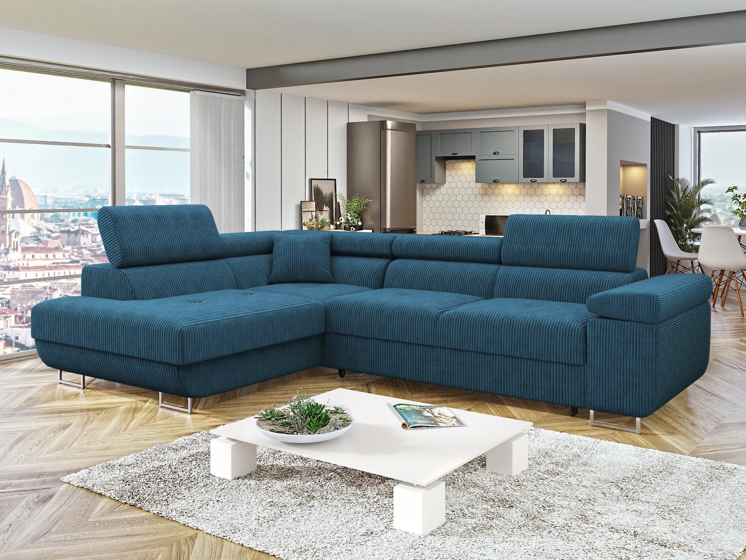 MIRJAN24 Ecksofa Torezio Cord, mit Bettkasten günstig online kaufen