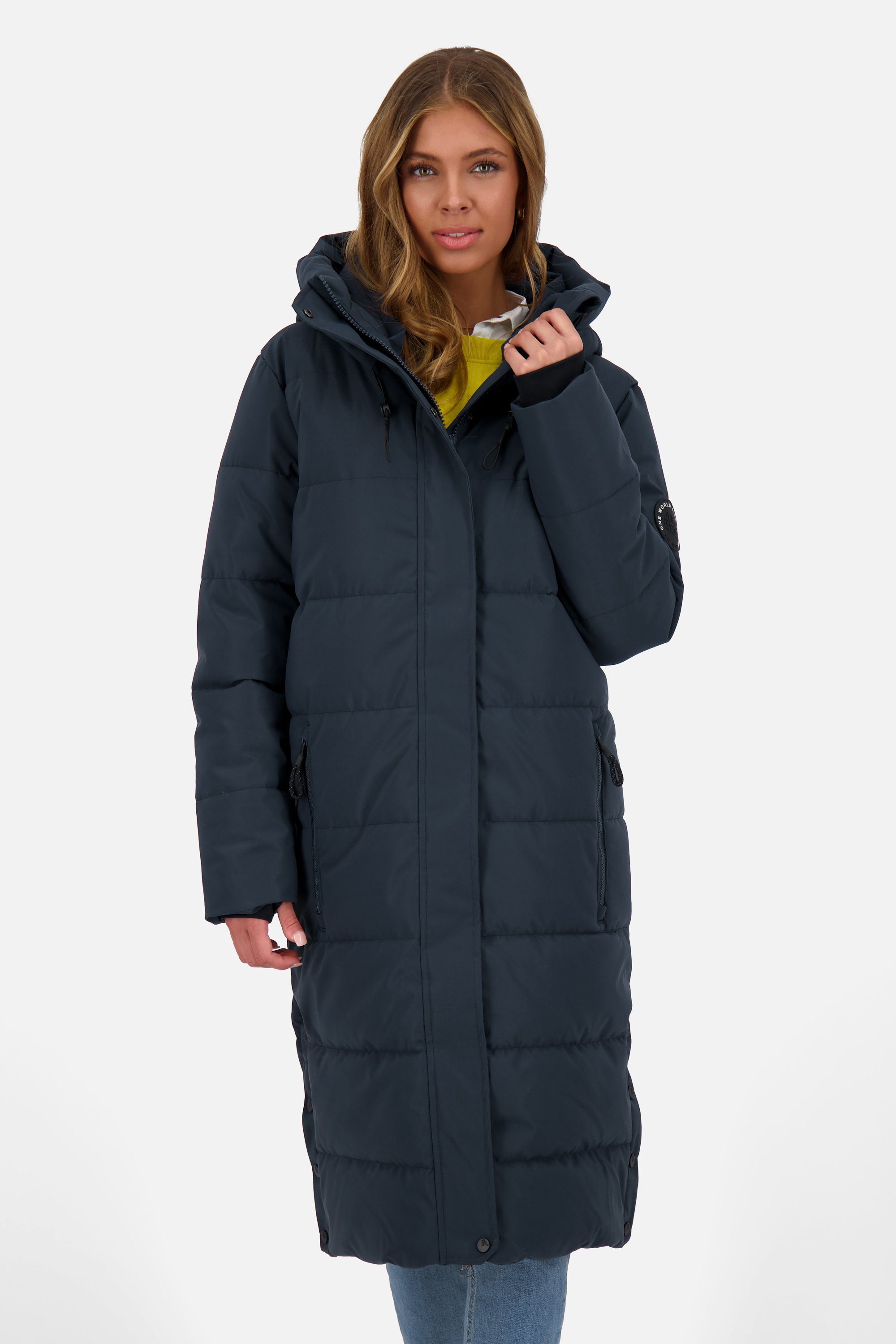 Winterjacke Steppjacke, Coat marine Winterjacke Kickin & A Damen Puffer KatiaAK Alife