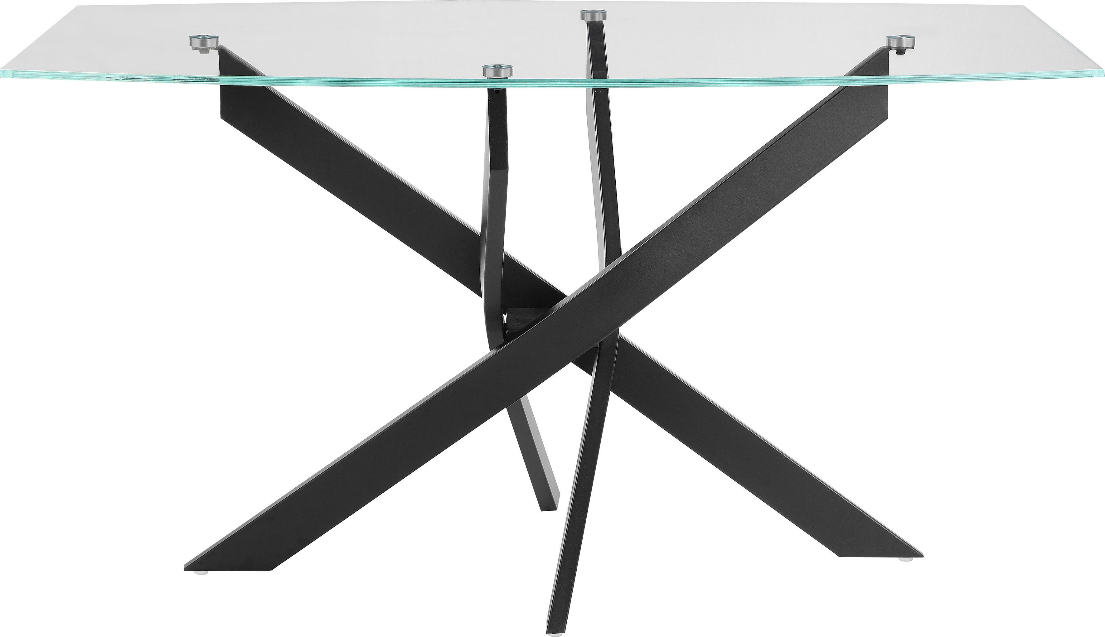 INOSIGN Esstisch Kairi, TOPSELLER!, OTTOs Choice, Glastischplatte, pulverbe günstig online kaufen