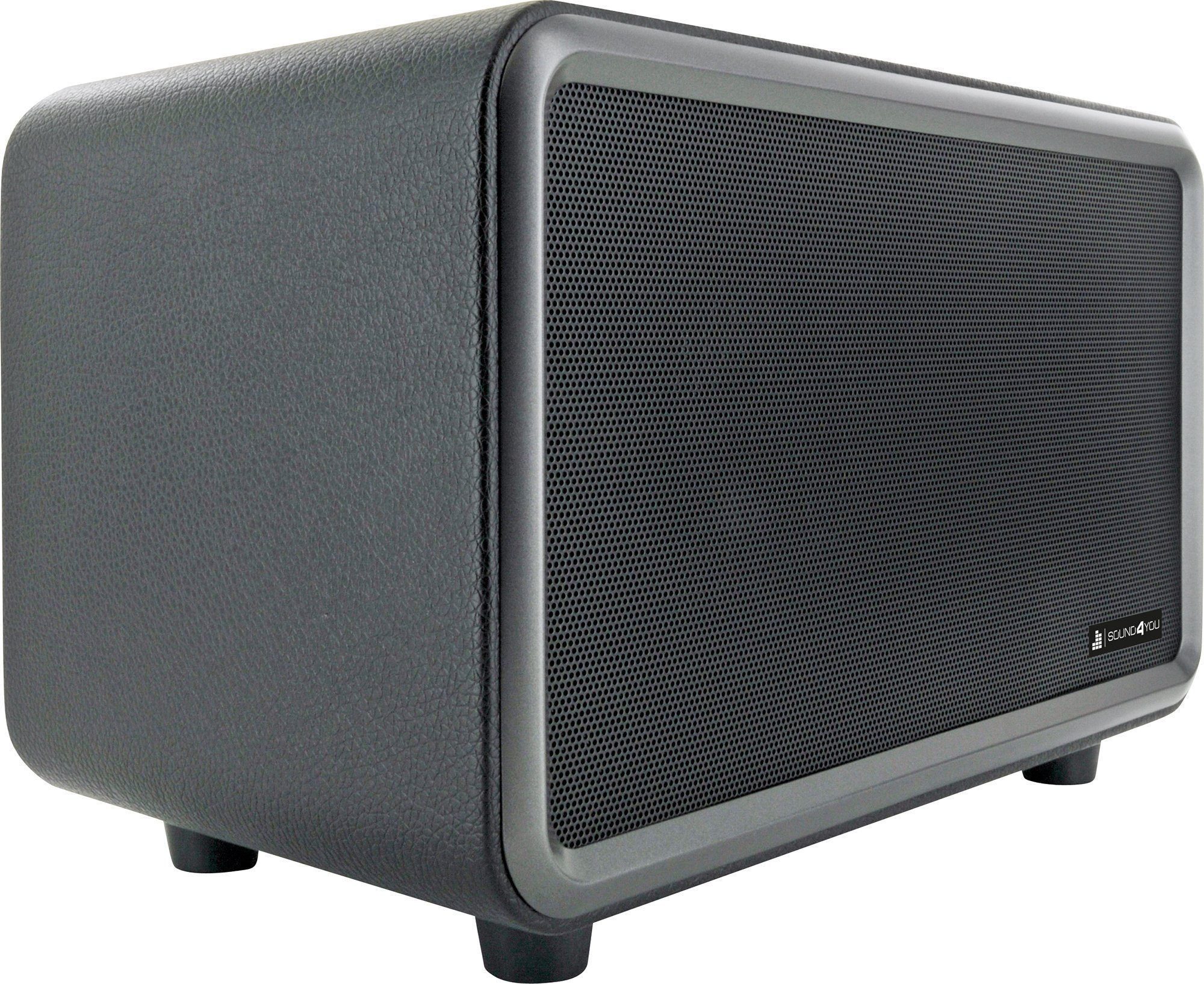 Schwaiger 661729 Bluetooth-Lautsprecher (Klinkenanschluss, Bluetooth, 24 W, Retro Design) schwarz