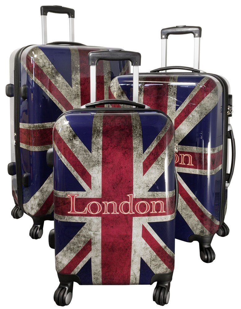 Hartschale Jack 3 Union Trolleyset Kofferset London tlg. Kofferset Reisekoffer MONOPOL®