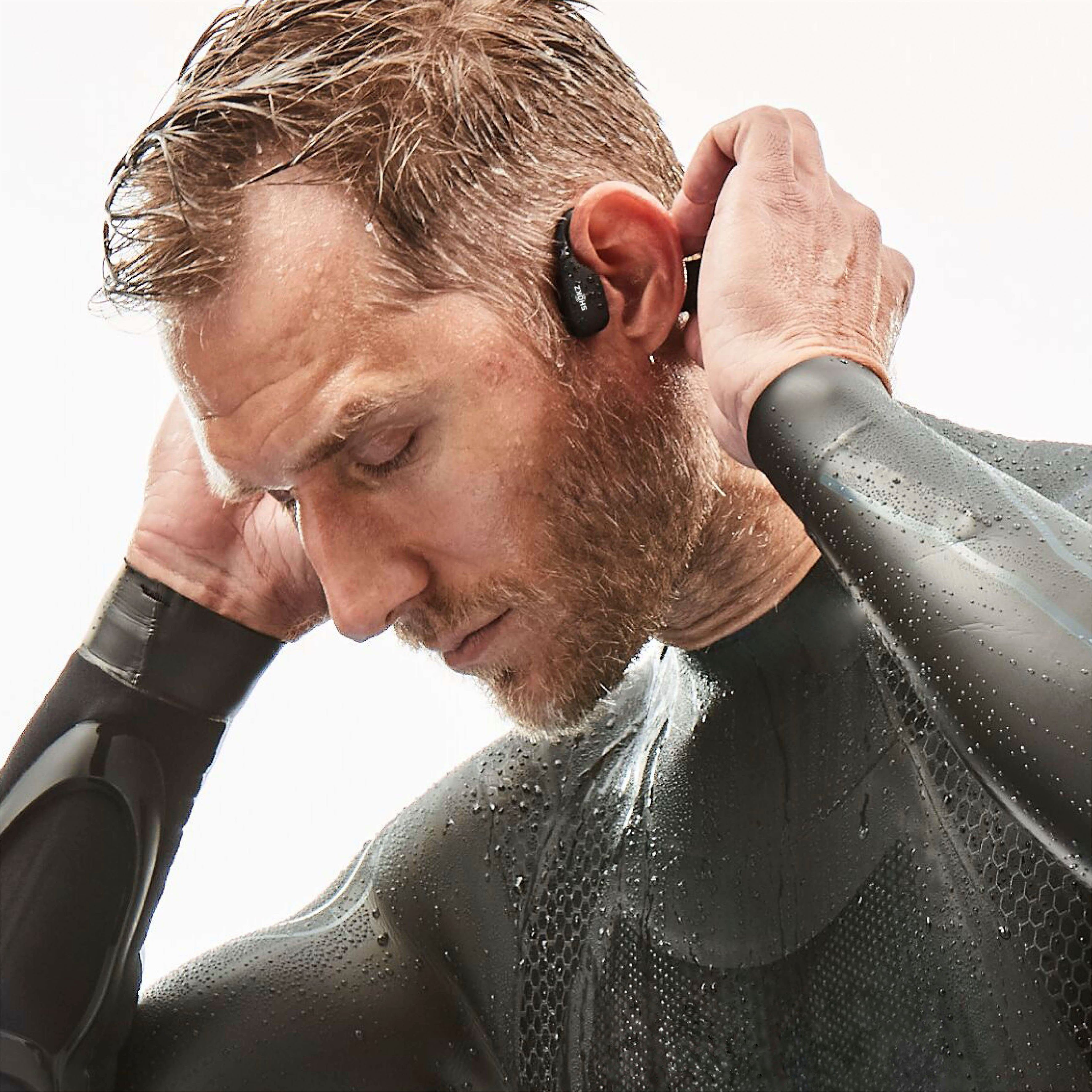 Shokz OpenSwim MP3 Kopfhörer Kopfhörer Blau