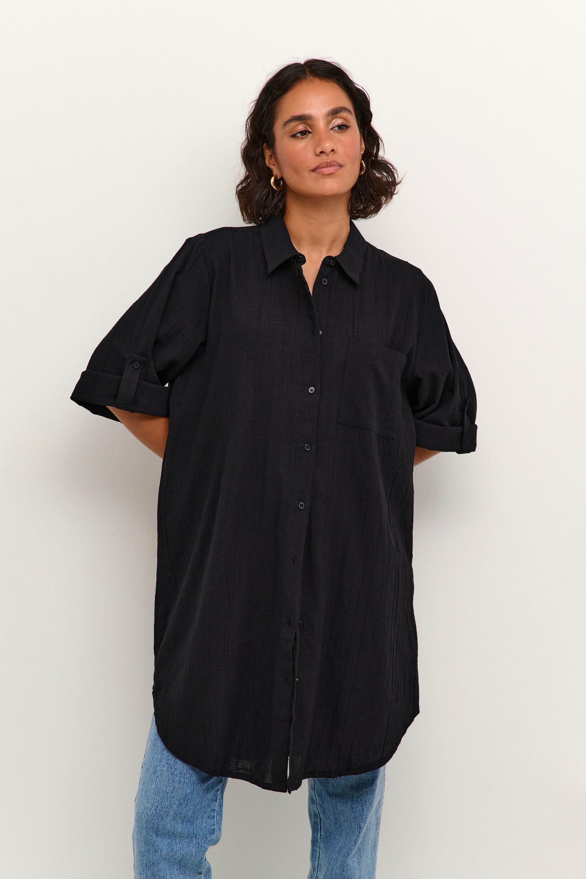 Kaffe Blusenkleid Hemd KApauline