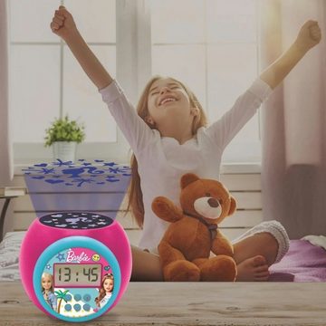 Lexibook® Kinderwecker Barbie Projektionswecker LED Farbwechsel Timer-Funktion