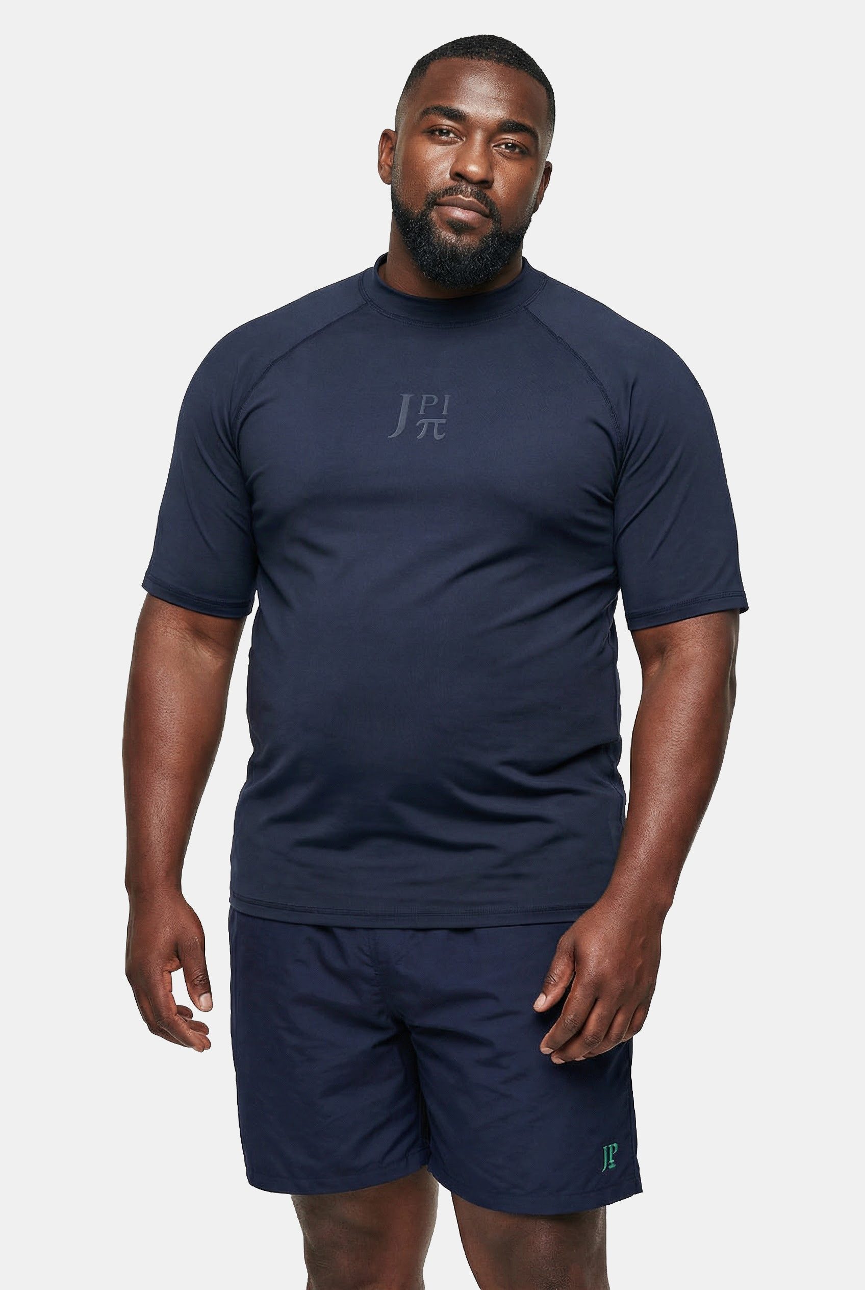 JP1880 T-Shirt Schwimmshirt Halbarm Stehkragen