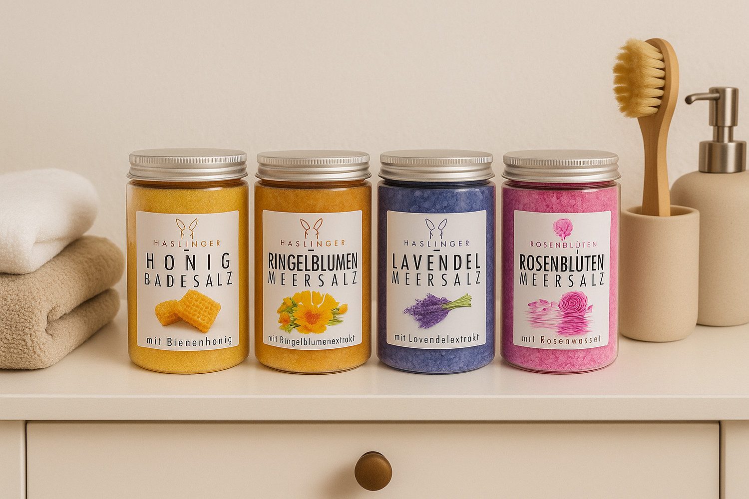 Haslinger Badezusatz Honig 450g, 1-tlg.