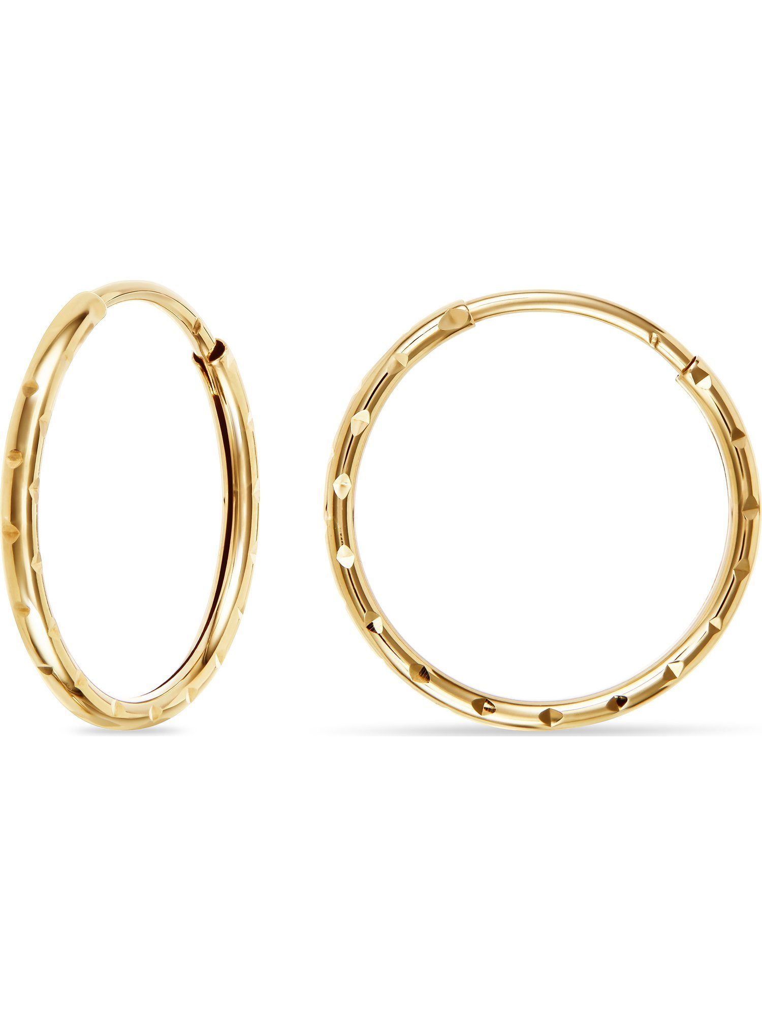 FAVS Paar Creolen FAVS Damen-Creolen 375er Gelbgold (Paar) günstig online kaufen