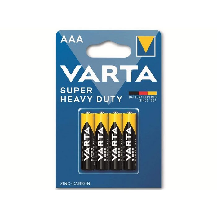 VARTA VARTA Batterie Zink-Kohle Micro AAA R03 1.5V Batterie