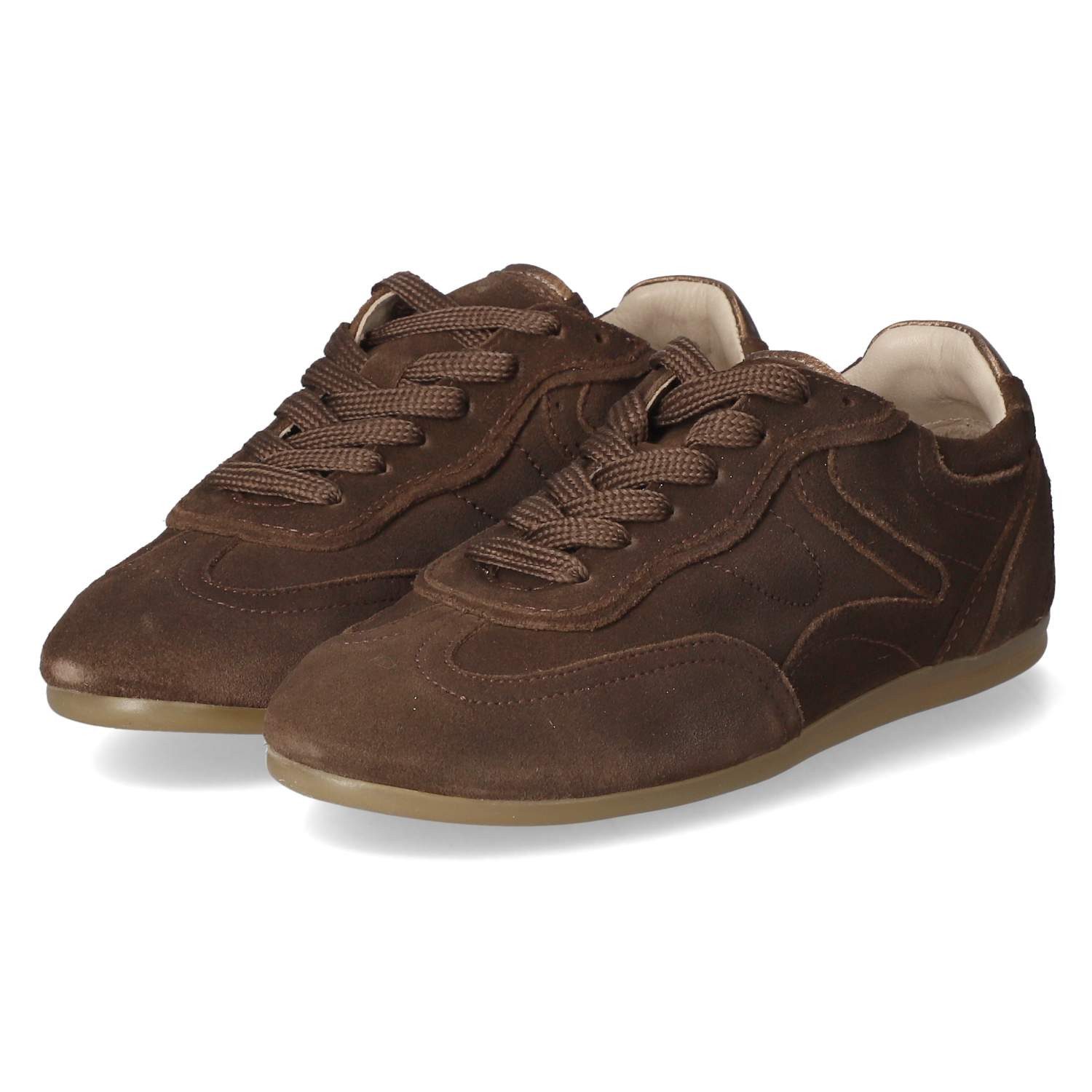 Fräulein Frida Fräulein Frida Vita 02 - Brunette Damen Rauleder dunkelbraun günstig online kaufen
