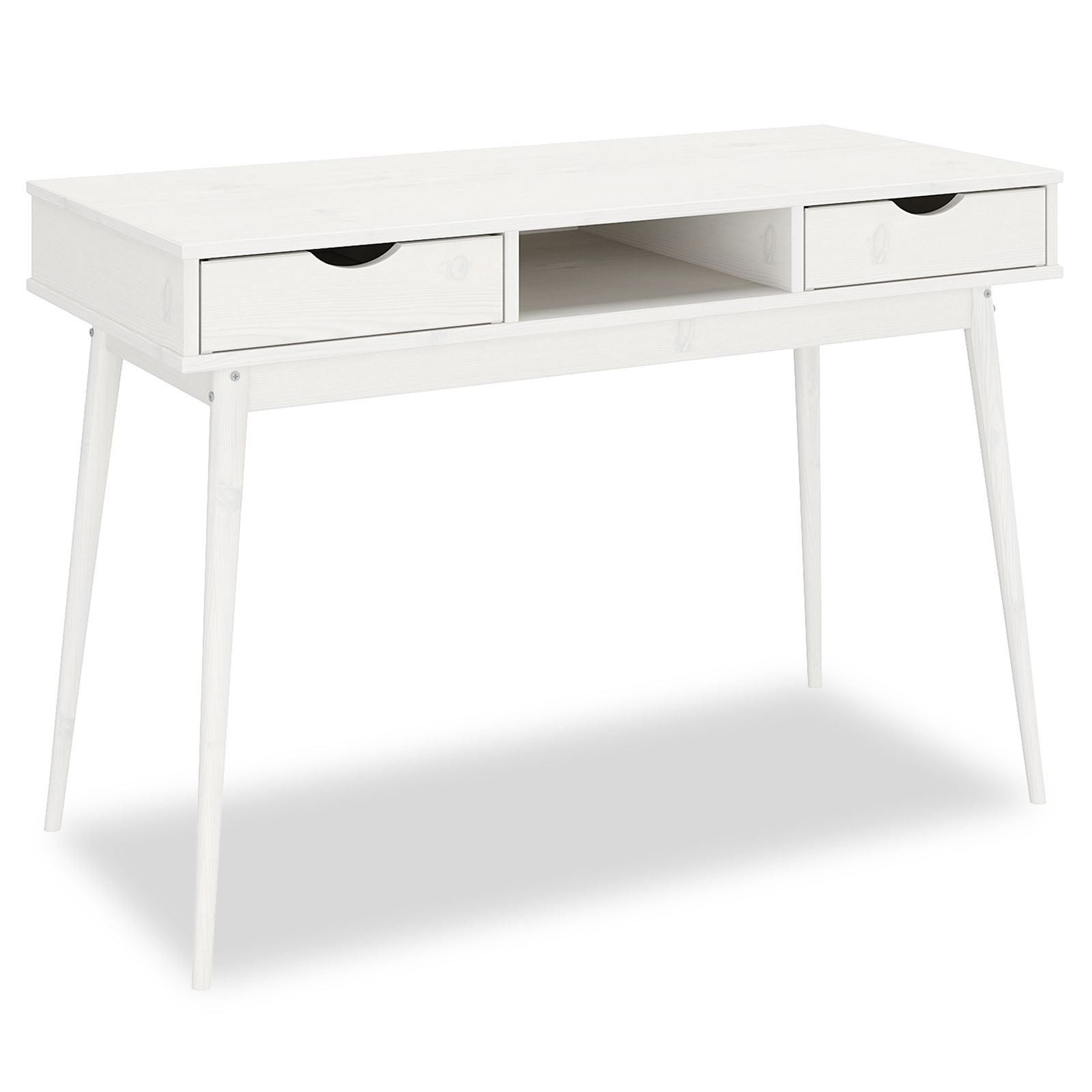 IDIMEX Schreibtisch STEFANO, Bürotisch mit Schubladen aus Massivholz Konsol günstig online kaufen