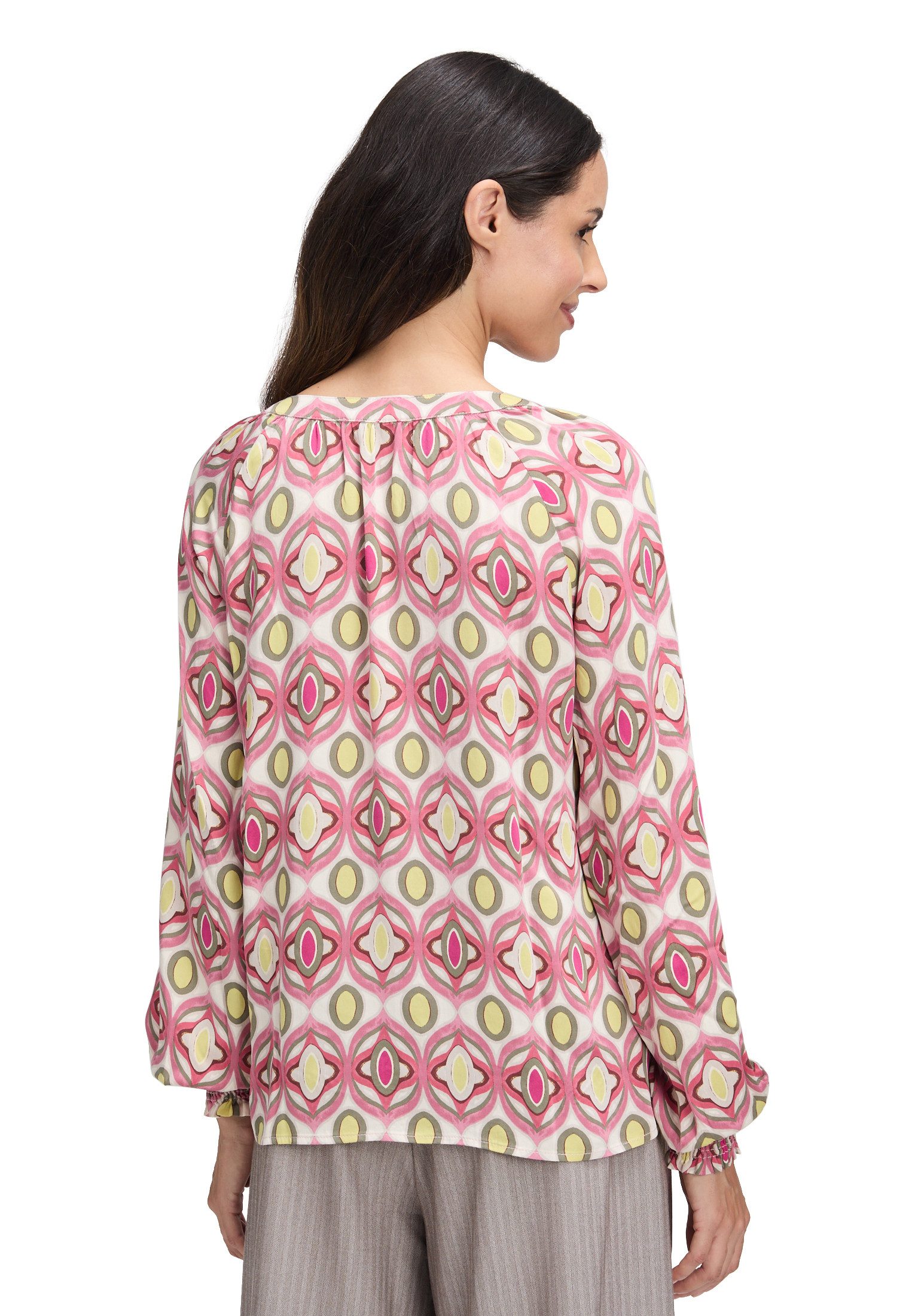 Cartoon Schlupfbluse Damen mit Muster