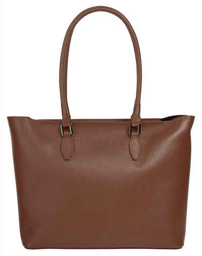 Cluty Shopper, echt Leder, Made in Italy