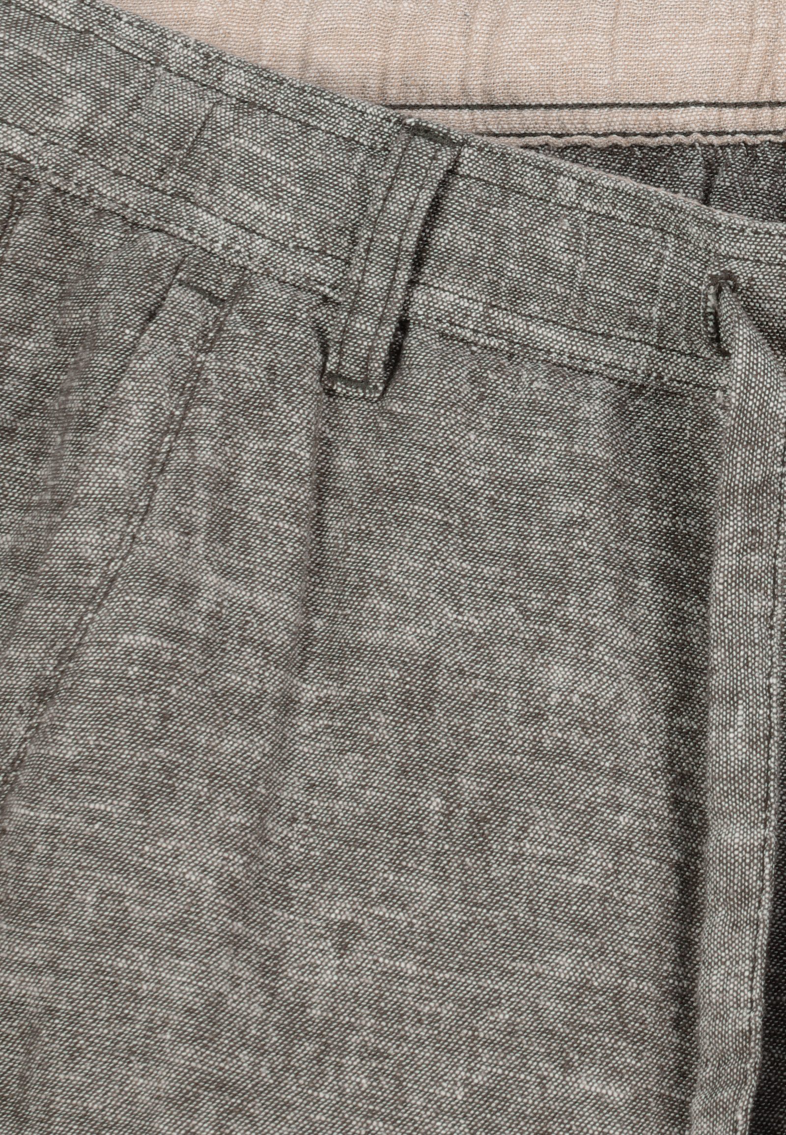 Eight2Nine Stoffhose Herren Hose aus Viskose-Leinen-Mix Melange-Optik, bequemer Gummibund