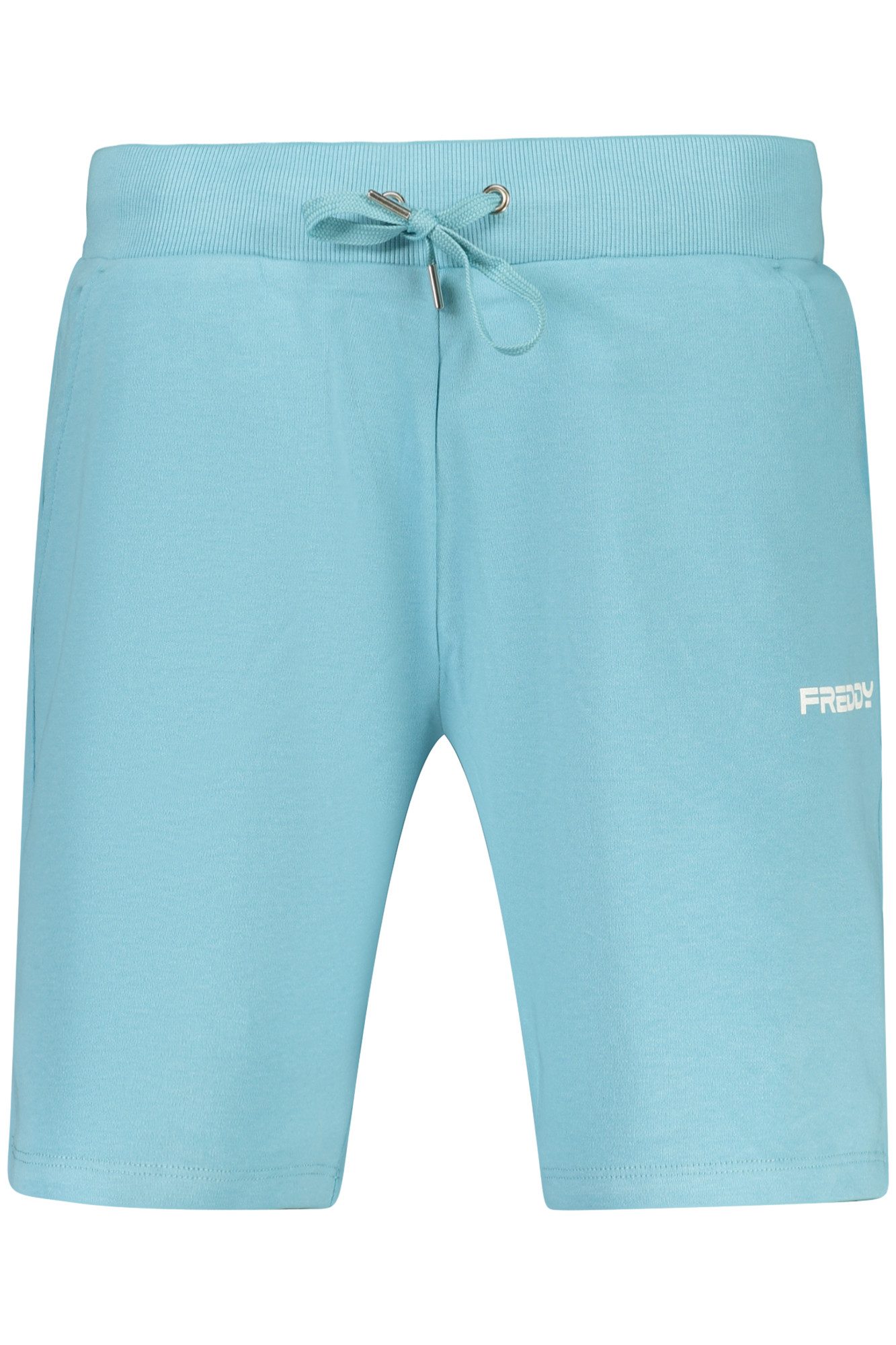 Freddy 5-Pocket-Hose Stylische Damen-Trainingshose Blau mit Kordelzug & Taschen