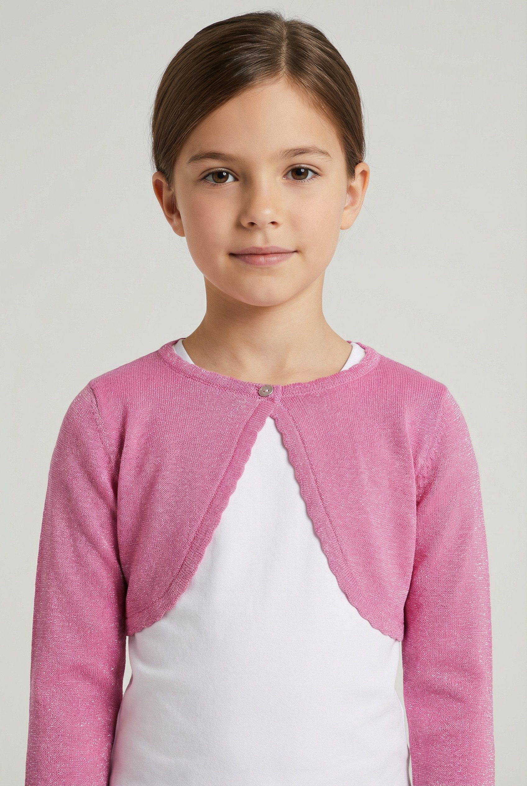 happy girls Bolero im dezenten Glitzerlook und mit gewellten Kanten