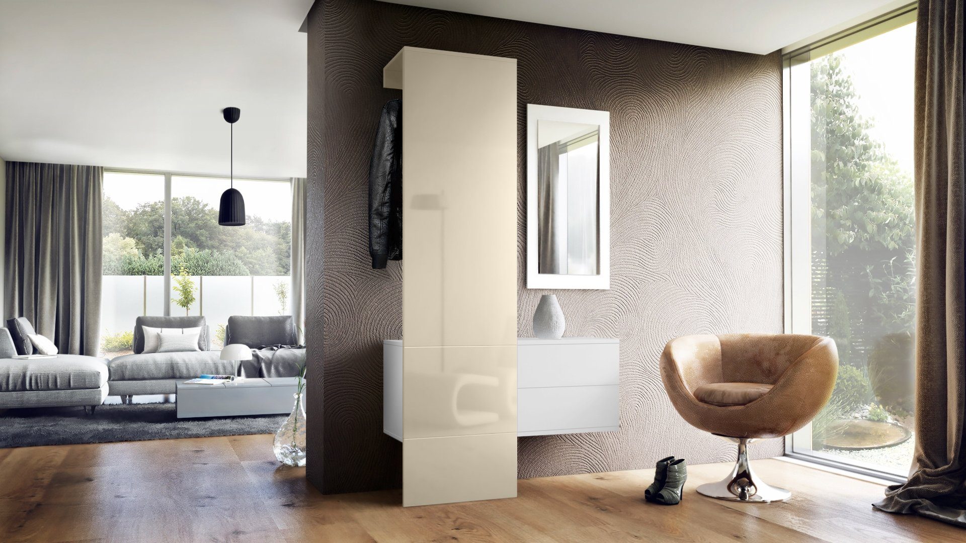 Vladon Garderoben-Set Carlton Set 2, (Wandgarderobe günstig online kaufen