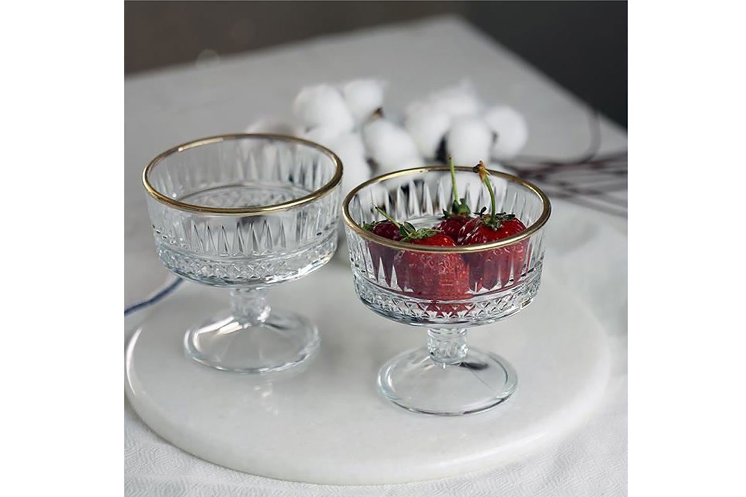 Dessertschale Elysia-Golden-Touch