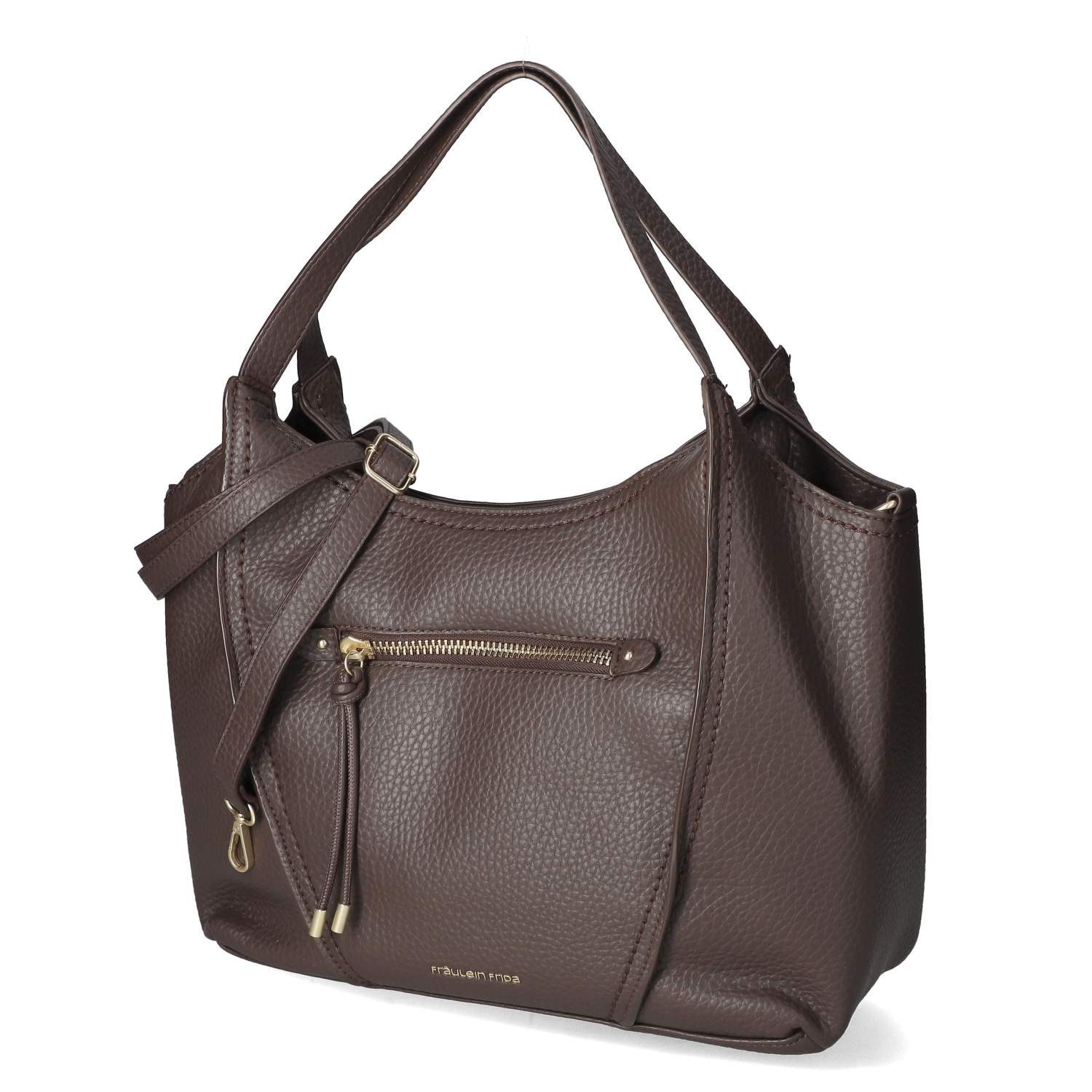 Fräulein Frida Handtasche Fräulein Frida FF2135,200 Damen Shopper Synthetik brown