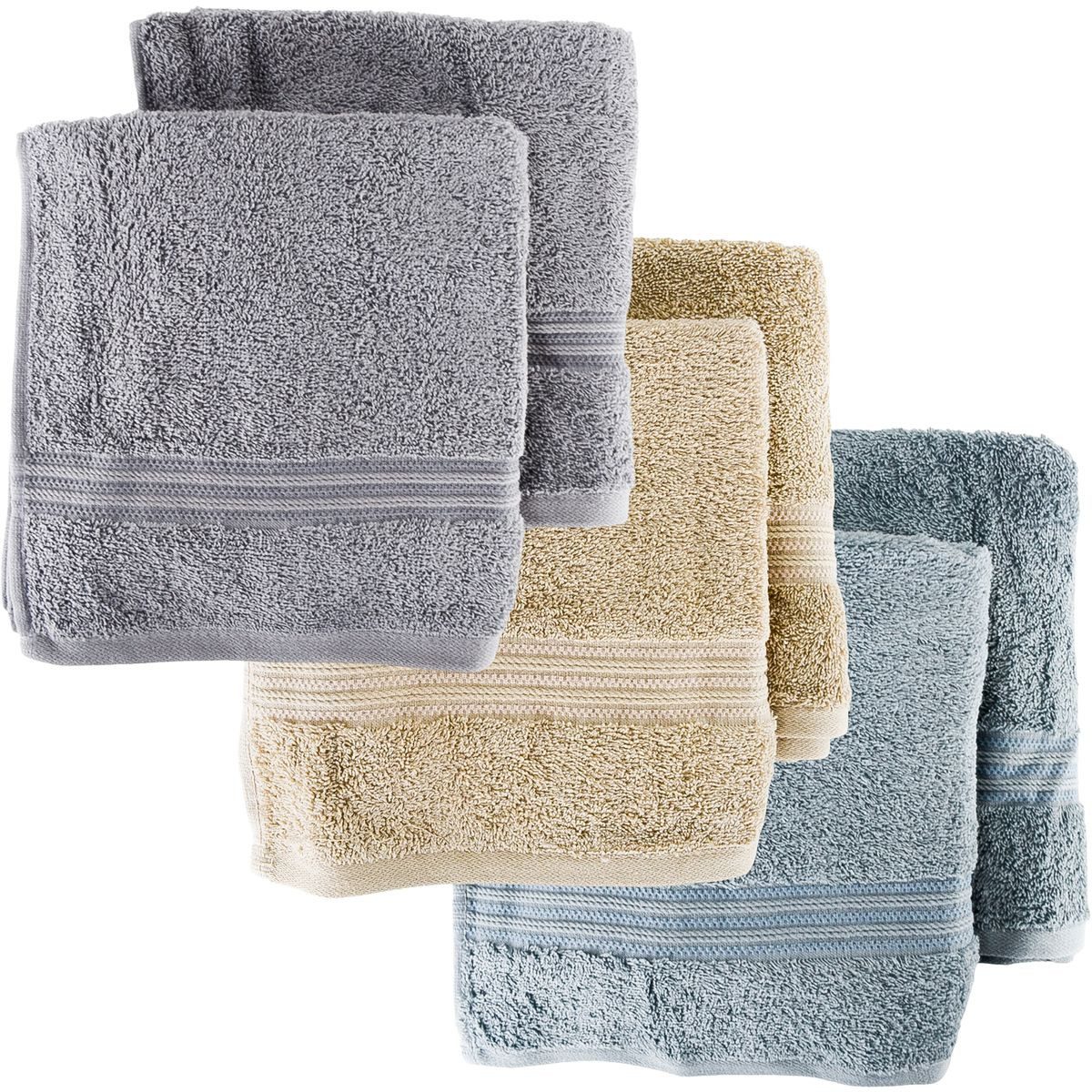 VIVESS Handtücher Doppelpack 50 x 100 günstig online kaufen