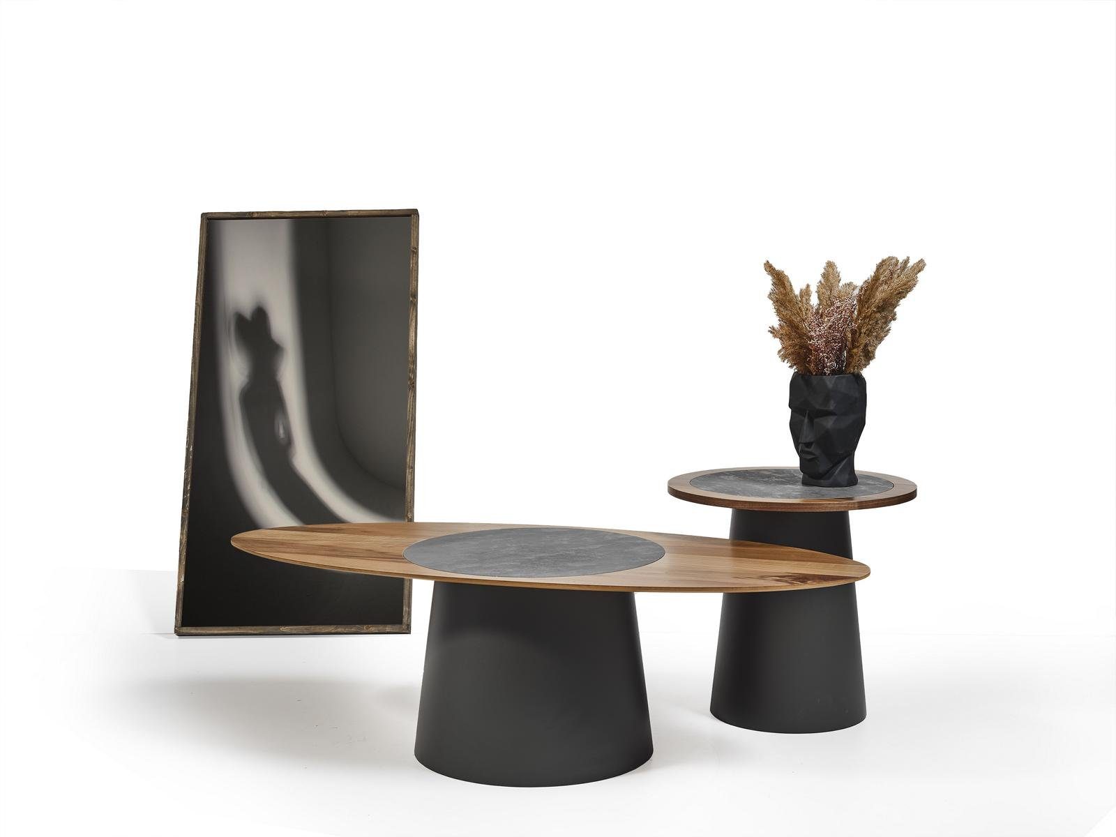 Couchtisch Rund Couchtische Design Möbel Stil Holz Italienische Stil