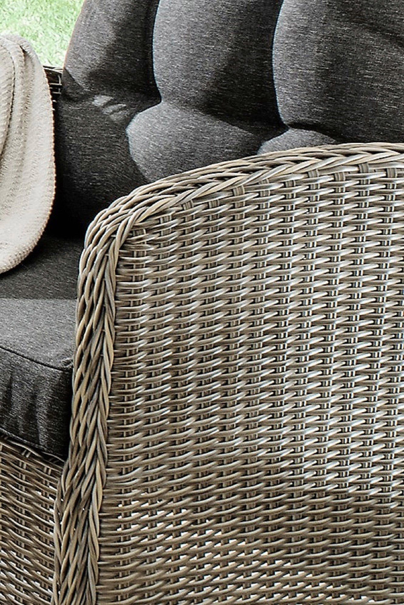 Destiny Loungesessel MERANO, Aluminium, Polyrattan, inkl. Auflagen