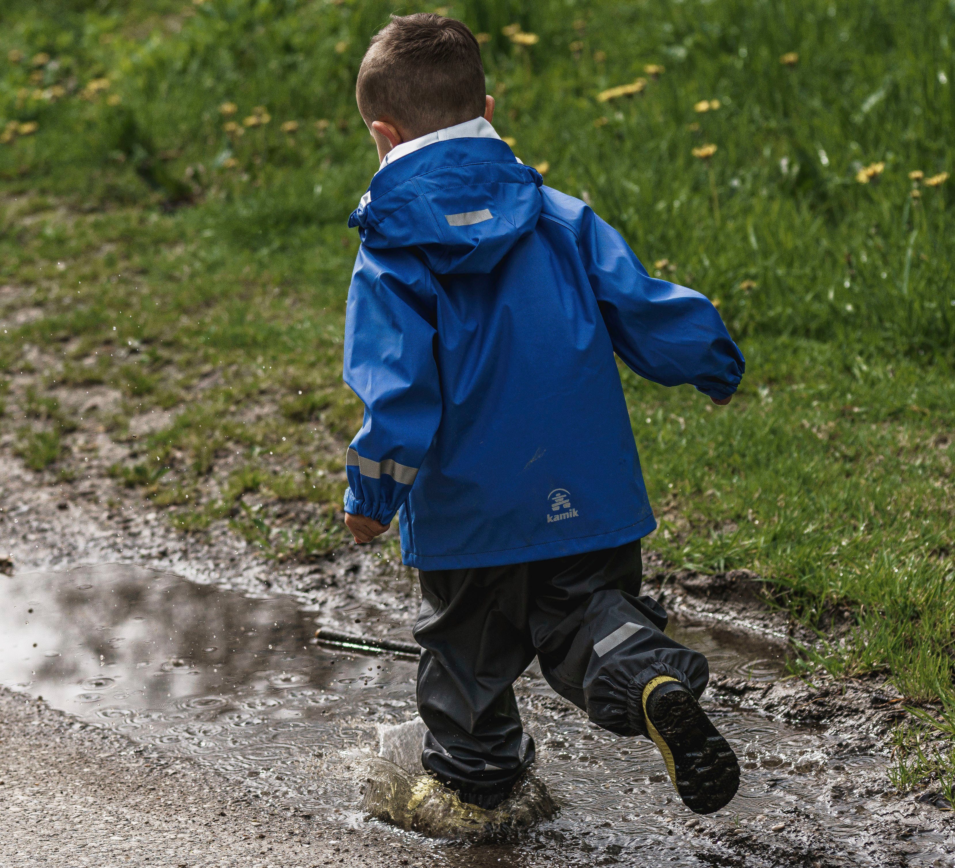 Kamik Regen- und MUDDY - für Kinder Matschlatzhose anthrazit