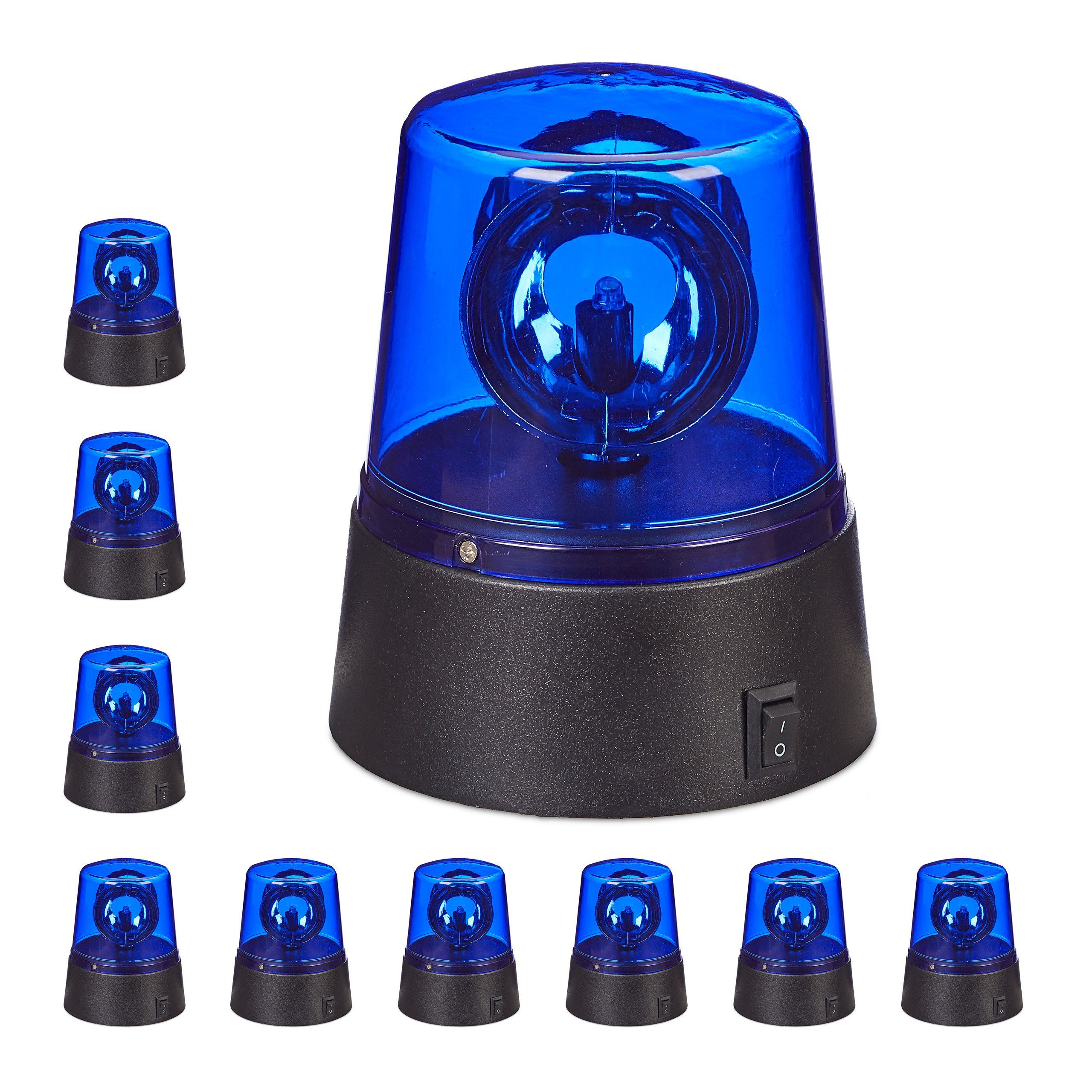 LED Dekolicht 10 x LED Blaulicht