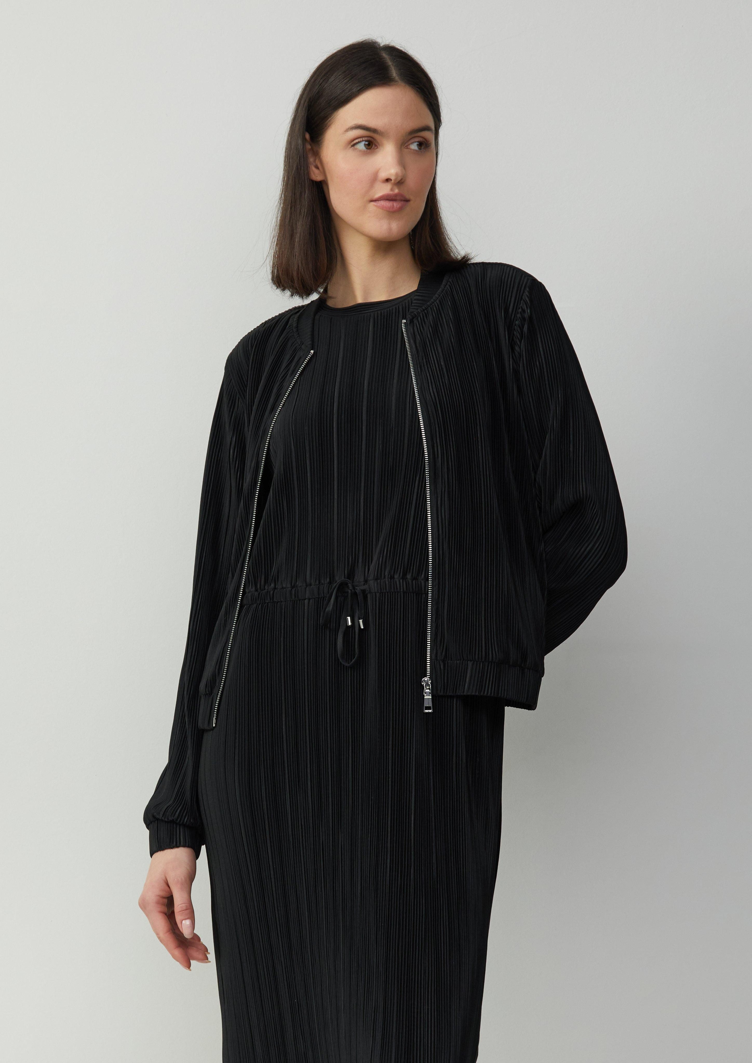 s.Oliver Langarmshirt Plissierter Blouson im Relaxed günstig online kaufen