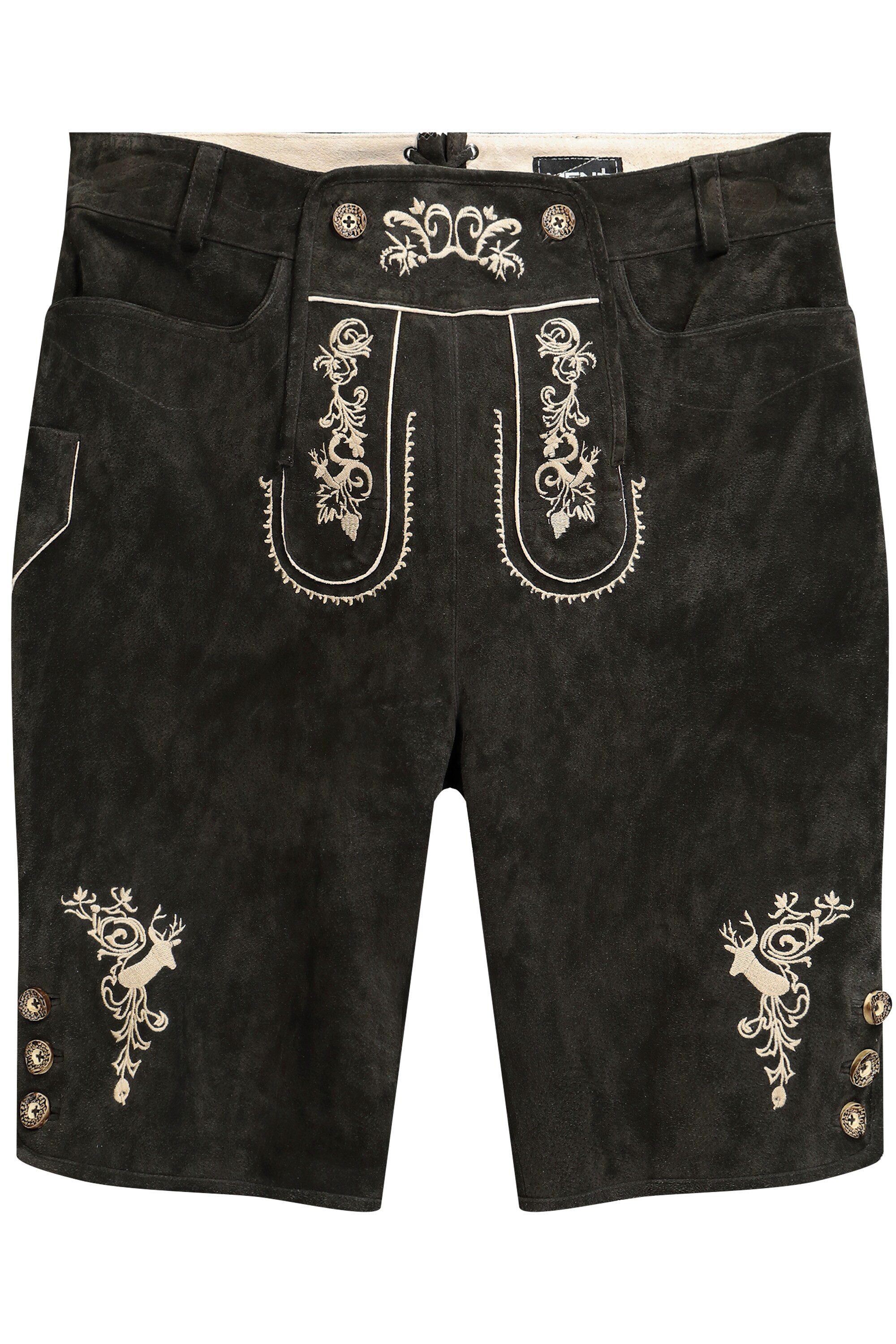 Men Plus Lederhose Men+ Trachten-Lederhose echtes günstig online kaufen