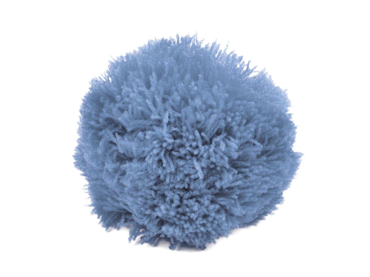 maDDma Pompon 2 Bommeln / Wollbommeln / Pompon, 7cm (2 Stück), taubenblau