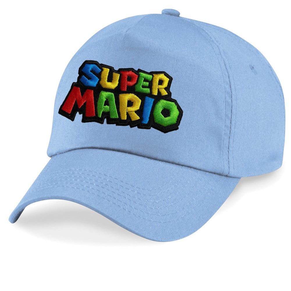 Baseball Cap Kinder Super Mario Stick Patch Luigi Peach Retro Konsole