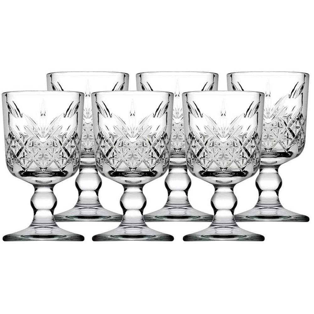 Pasabahce Schnapsglas Pasabahce Timeless Likör/Schnapsglas 60 ml 6er Set, Glas