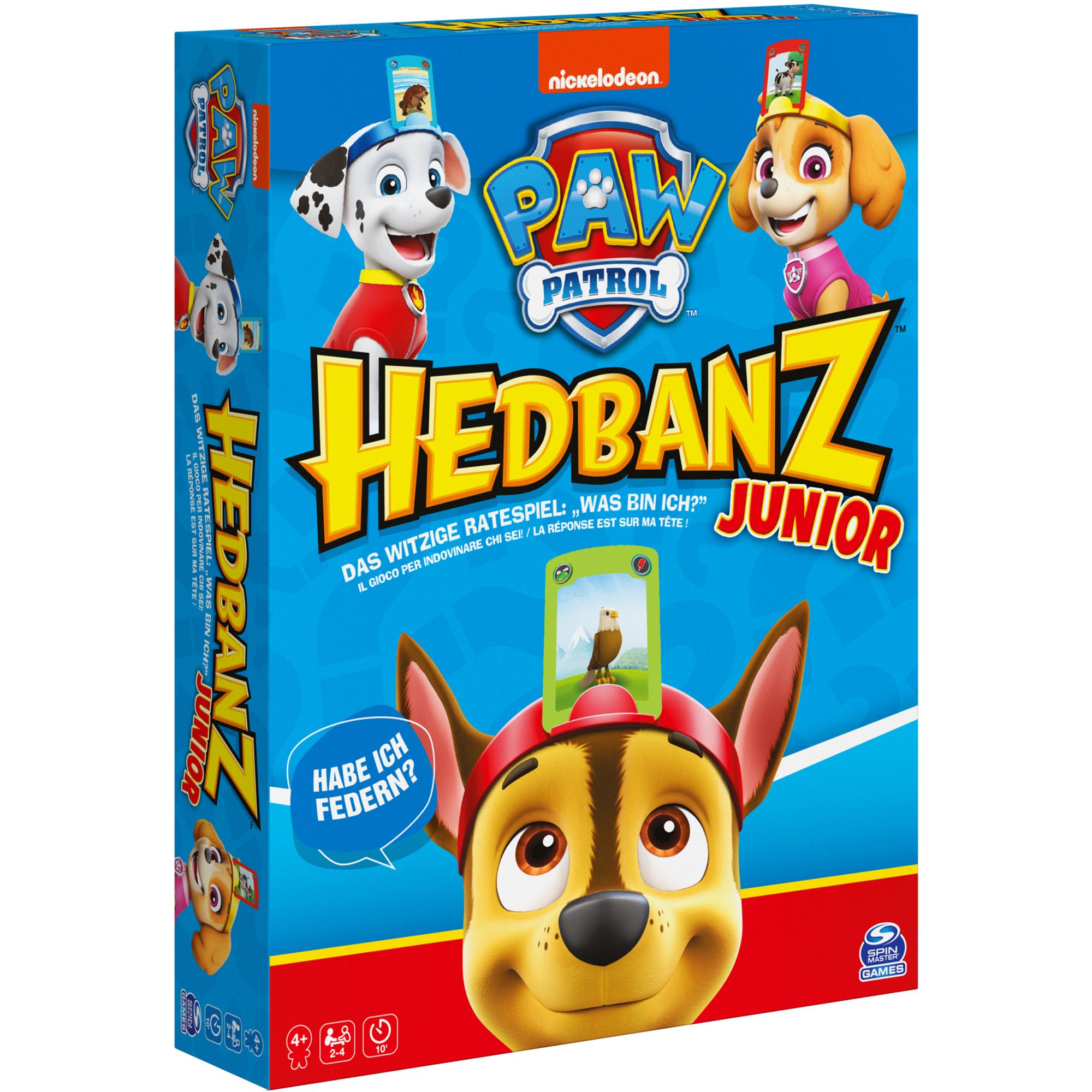 Spin Master Spiel Spin Master Hedbanz Junior - Paw Patrol, Quizspiel, (das witzige, Kinderspiel
