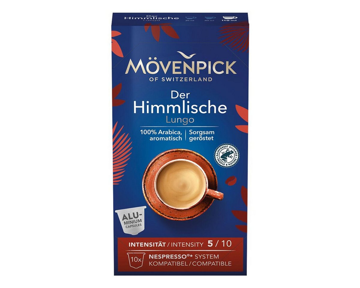 Mövenpick Kaffee Der Himmlische Lungo, 10 Kapseln