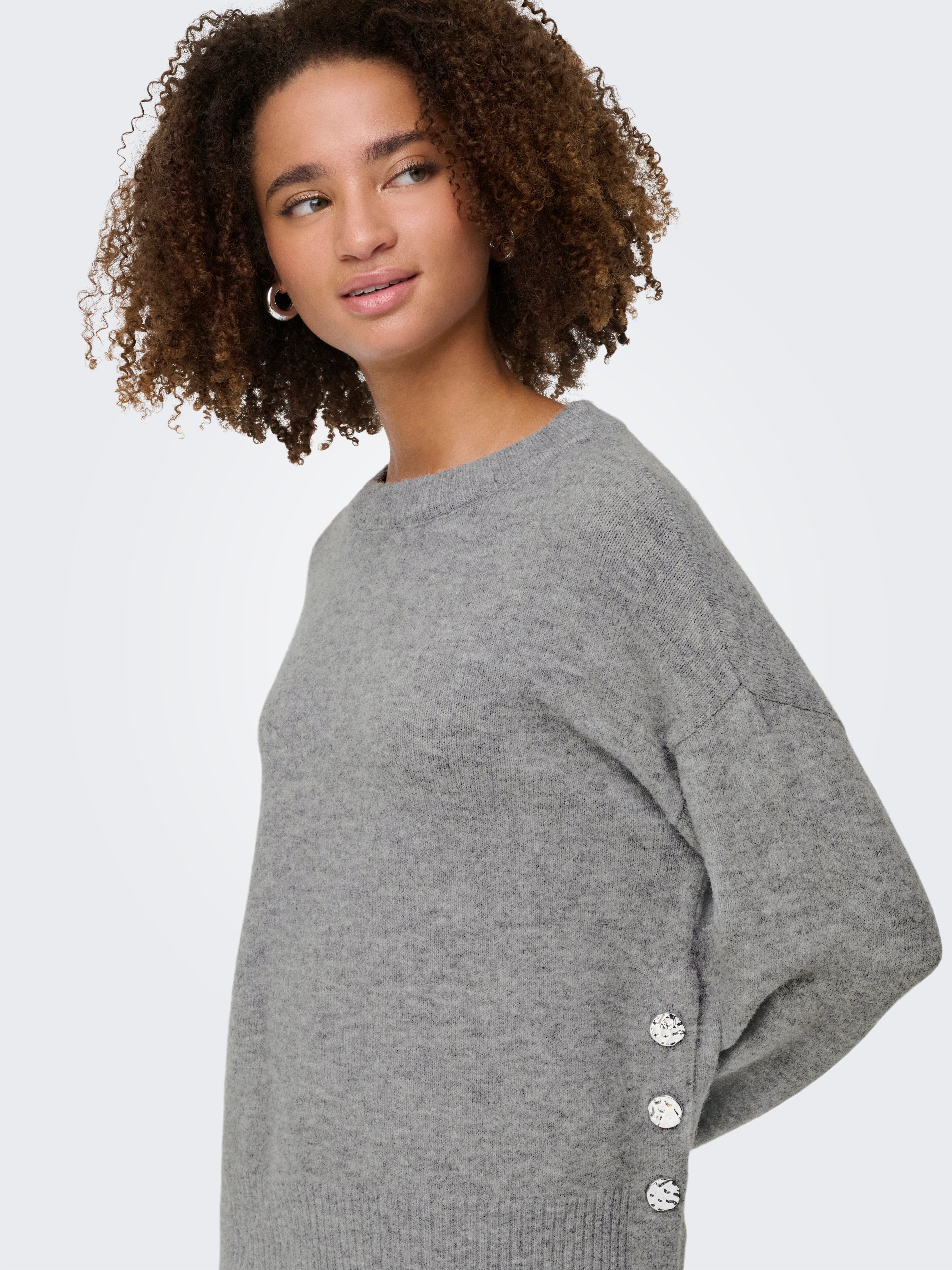 ONLY Strickpullover ONLRENE LIFE LS BUTTON günstig online kaufen