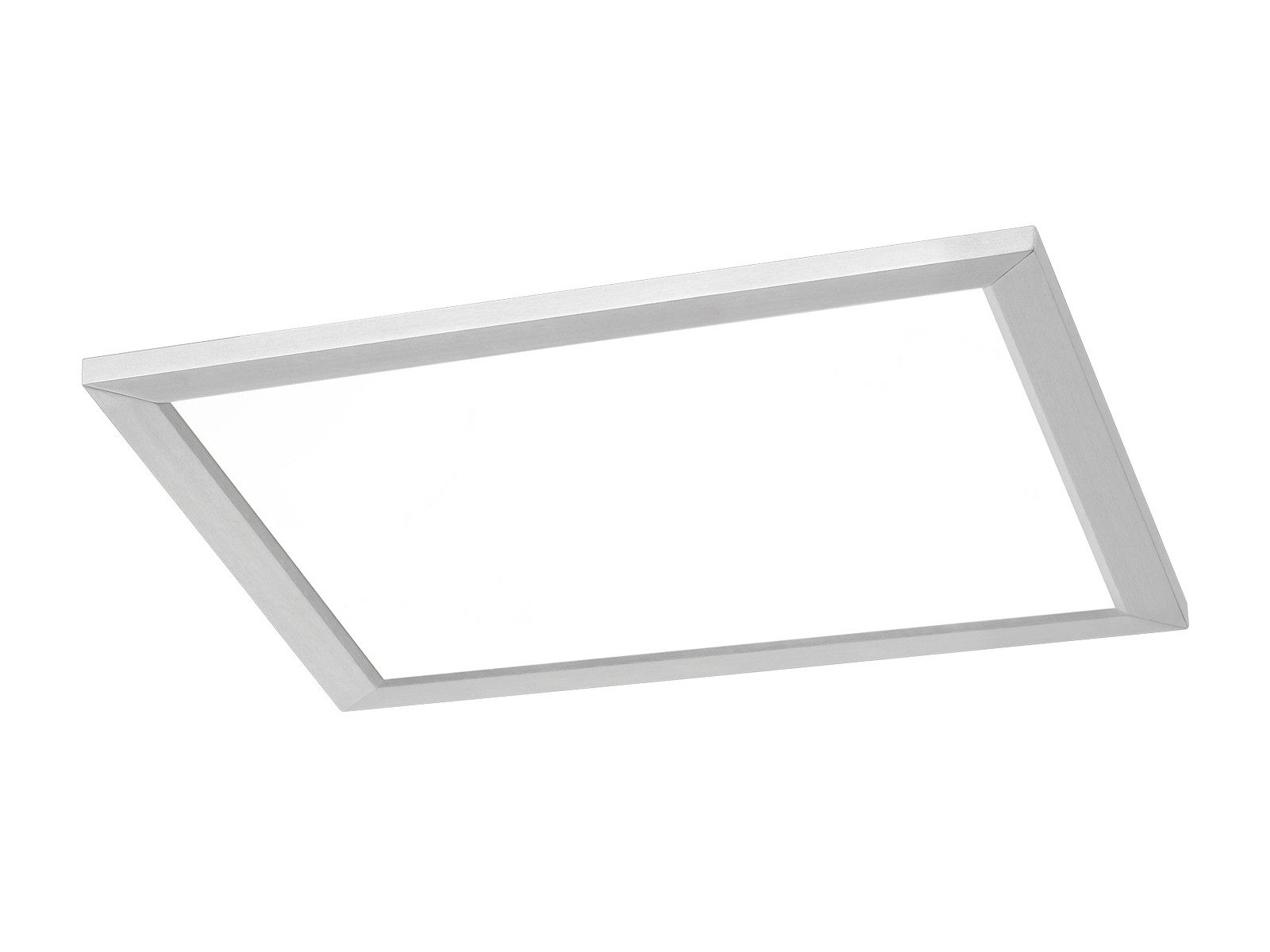 TRIO Leuchten LED Deckenleuchte, LED fest integriert, Warmweiß, LED Deckenpanel aus Metall, minimalistisch und extrem flach, 30x30cm