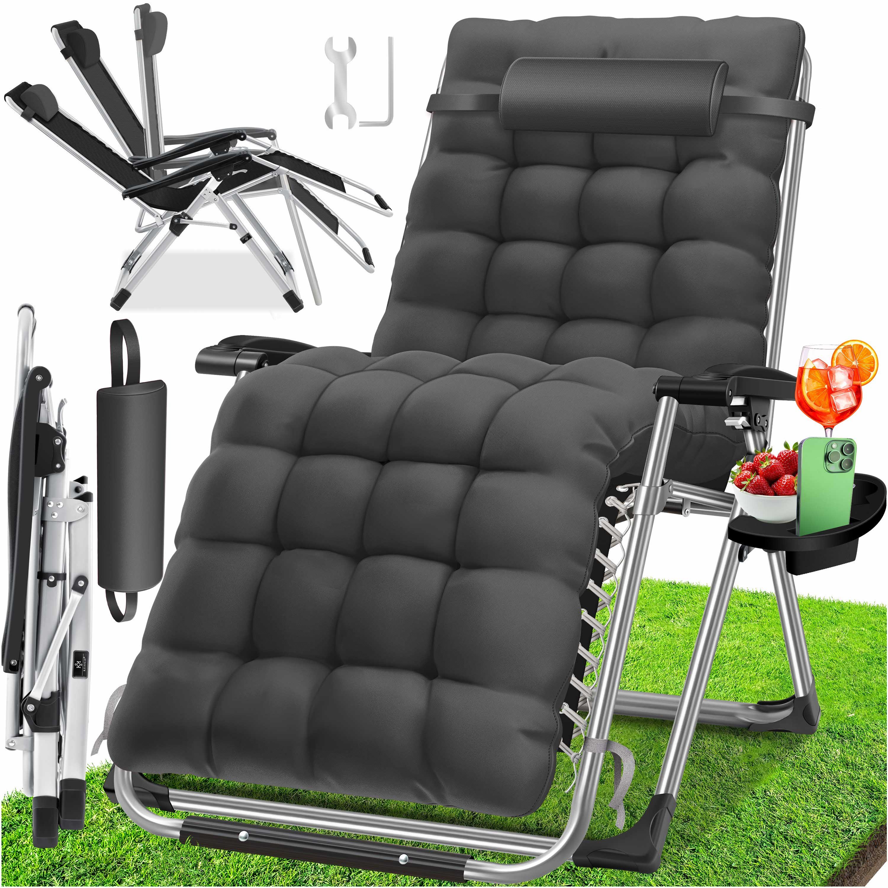 KESSER Gartenliege, Sonnenliege Liegestuhl Klappbar + günstig online kaufen