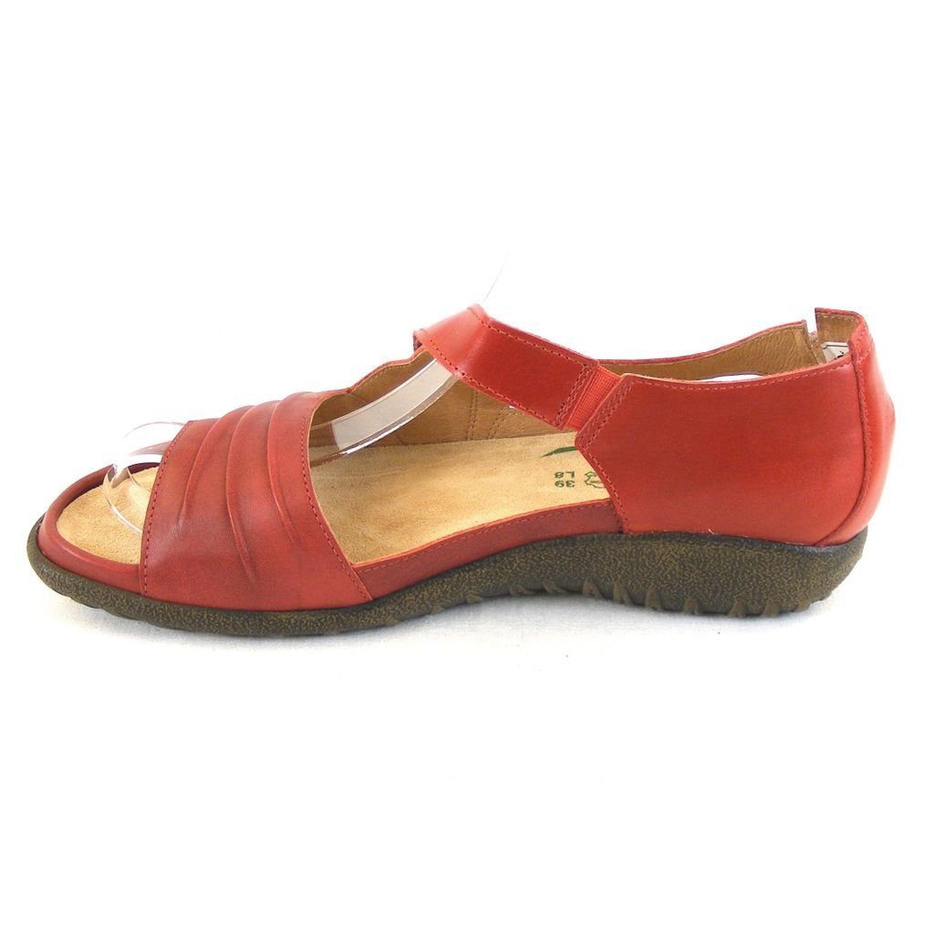 14033 Damen NAOT rot Wechselfußbett Leder Papaki Naot Sandalette combi Schuhe Sandalen