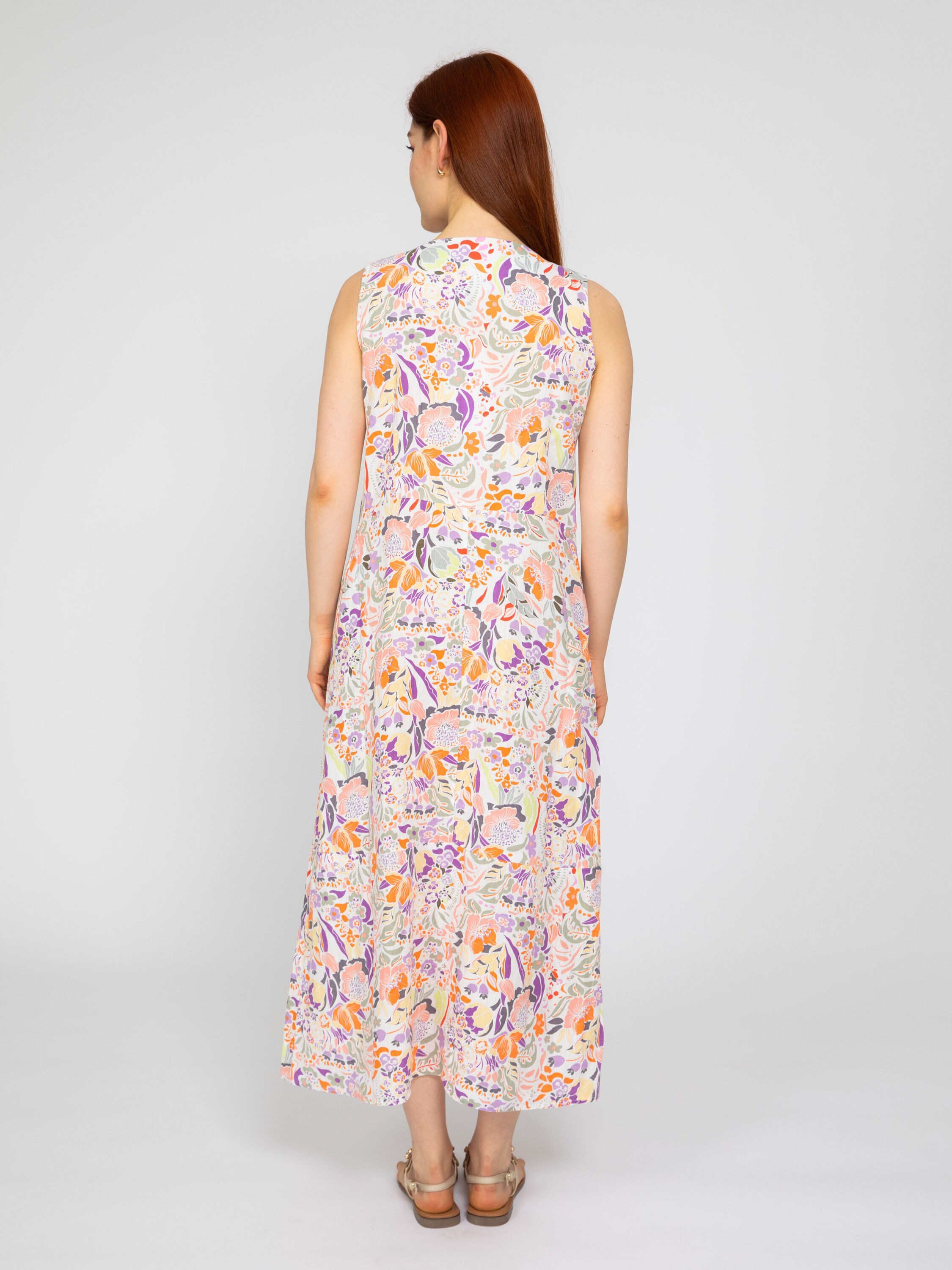 VICCI Germany A-Linien-Kleid (1-tlg) aus Leinen günstig online kaufen